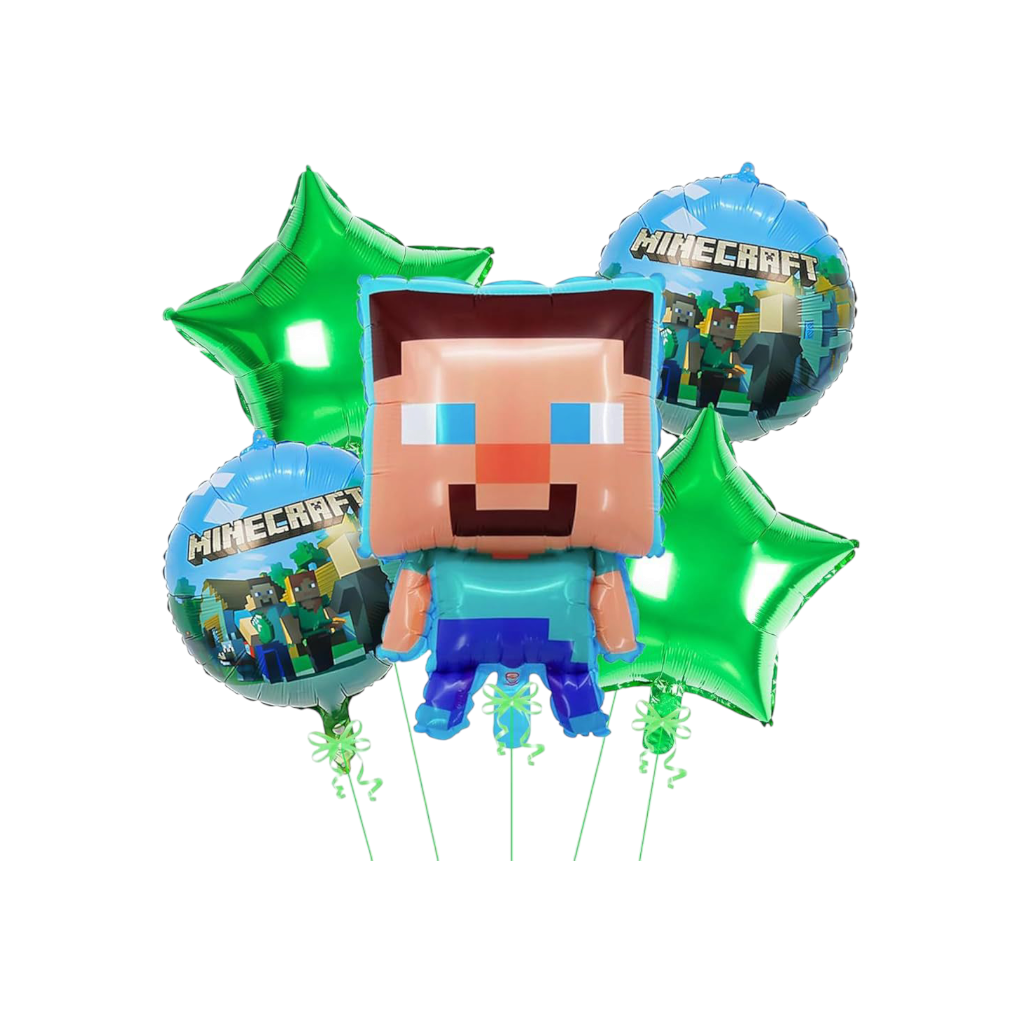 Minecraft Foil Balloon 5pc Set