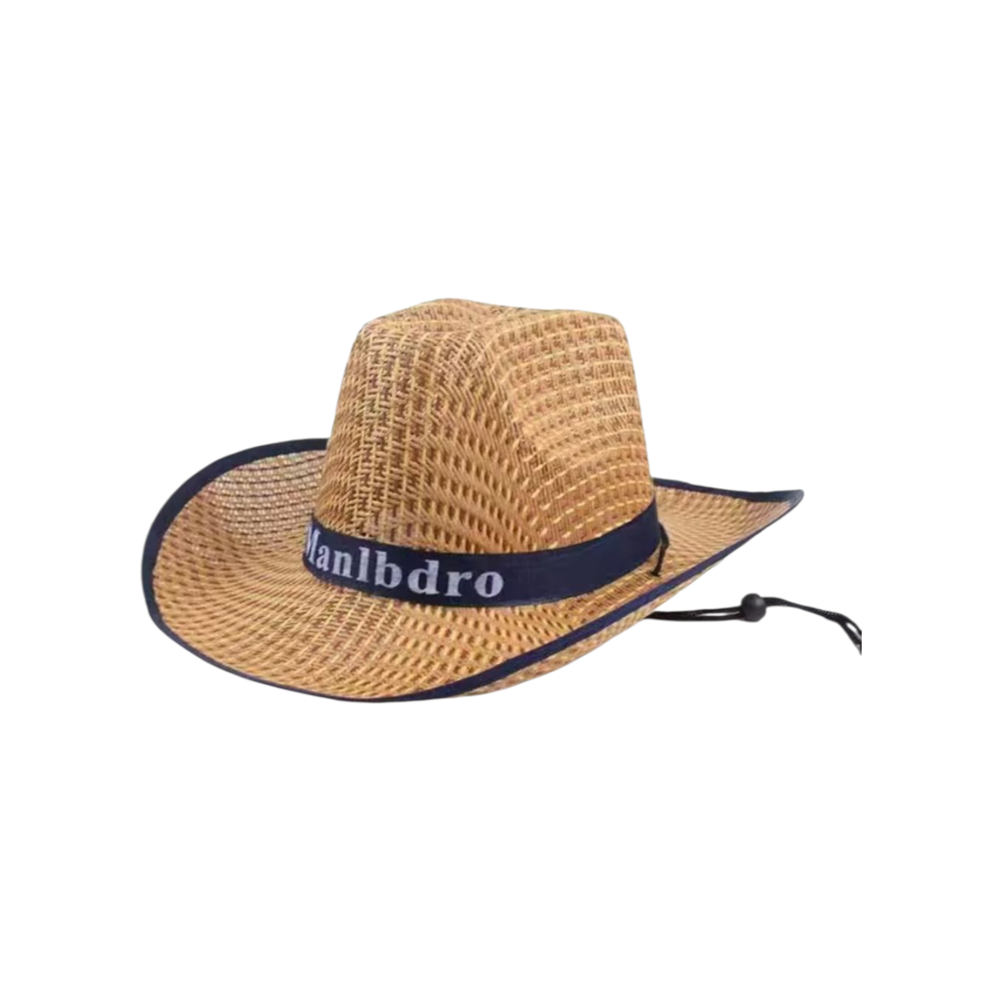 Unisex Cowboy Straw Hat- Manblaro Print