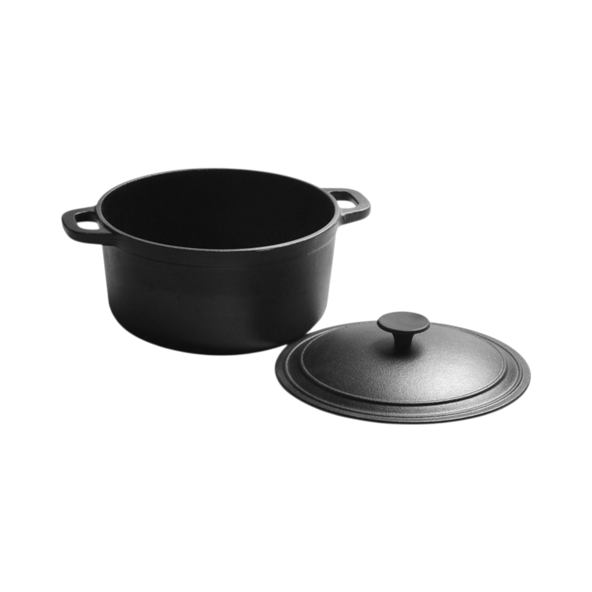 Totai Cast Iron Traditional Dutch Oven Cooking Pot Double Ear Pan 28cm