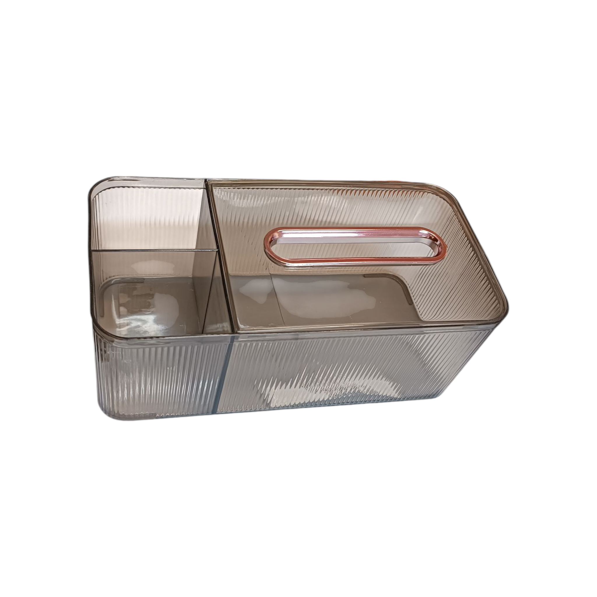 Acrylic Tissue Box Dispenser & Storage Organizer 22x13x10cm