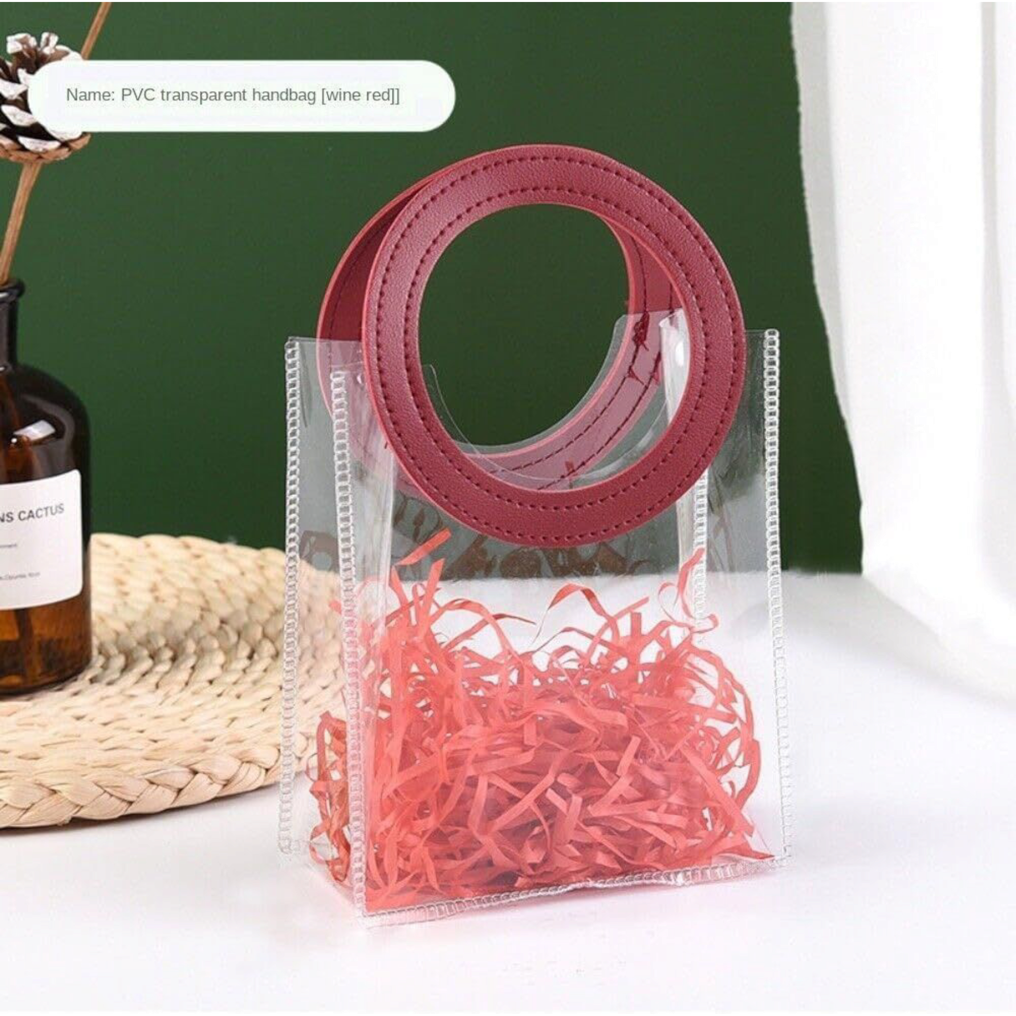 PVC Gift Bags with Round Handle