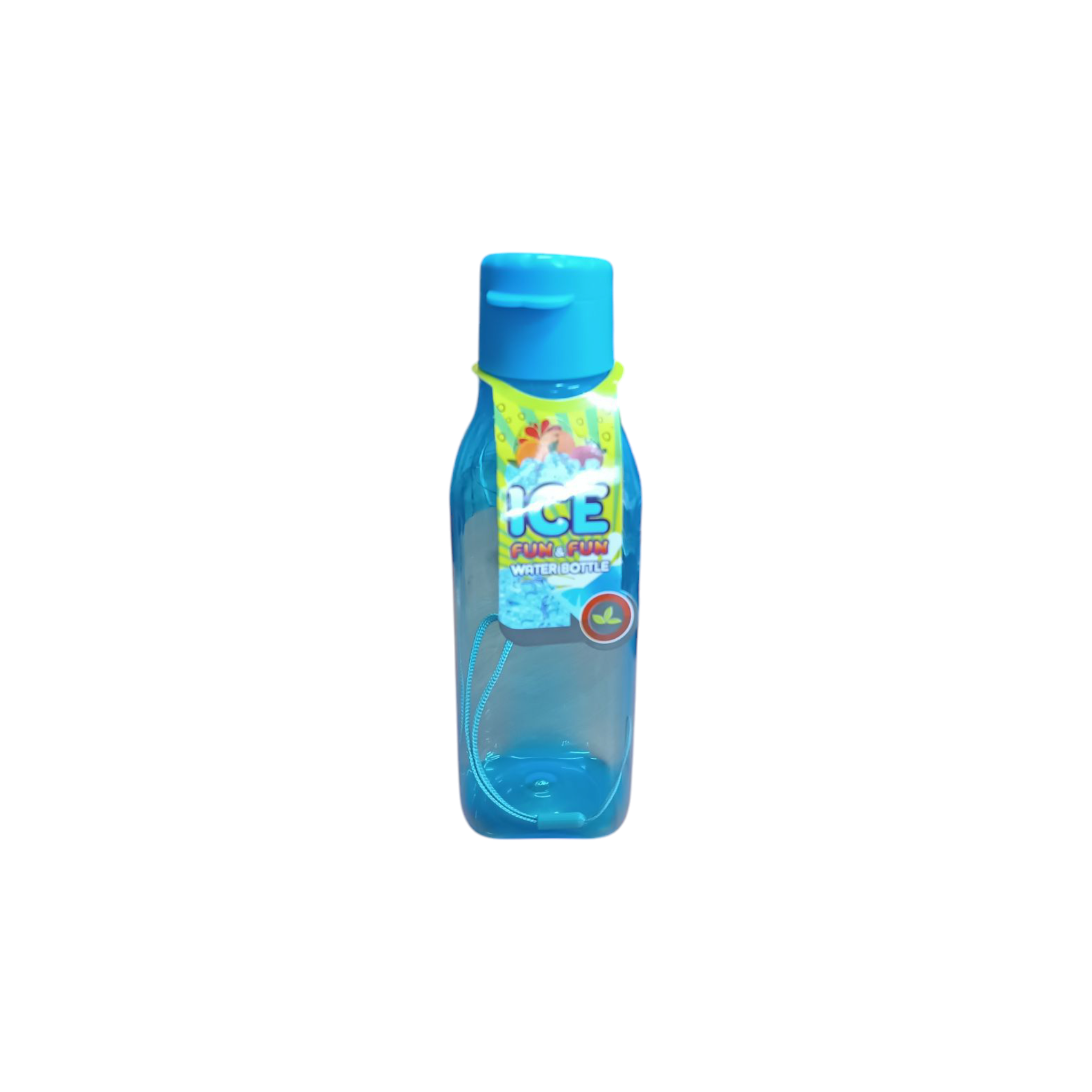 Ice Fun & Fun Square Plastic Water Bottle 550ml