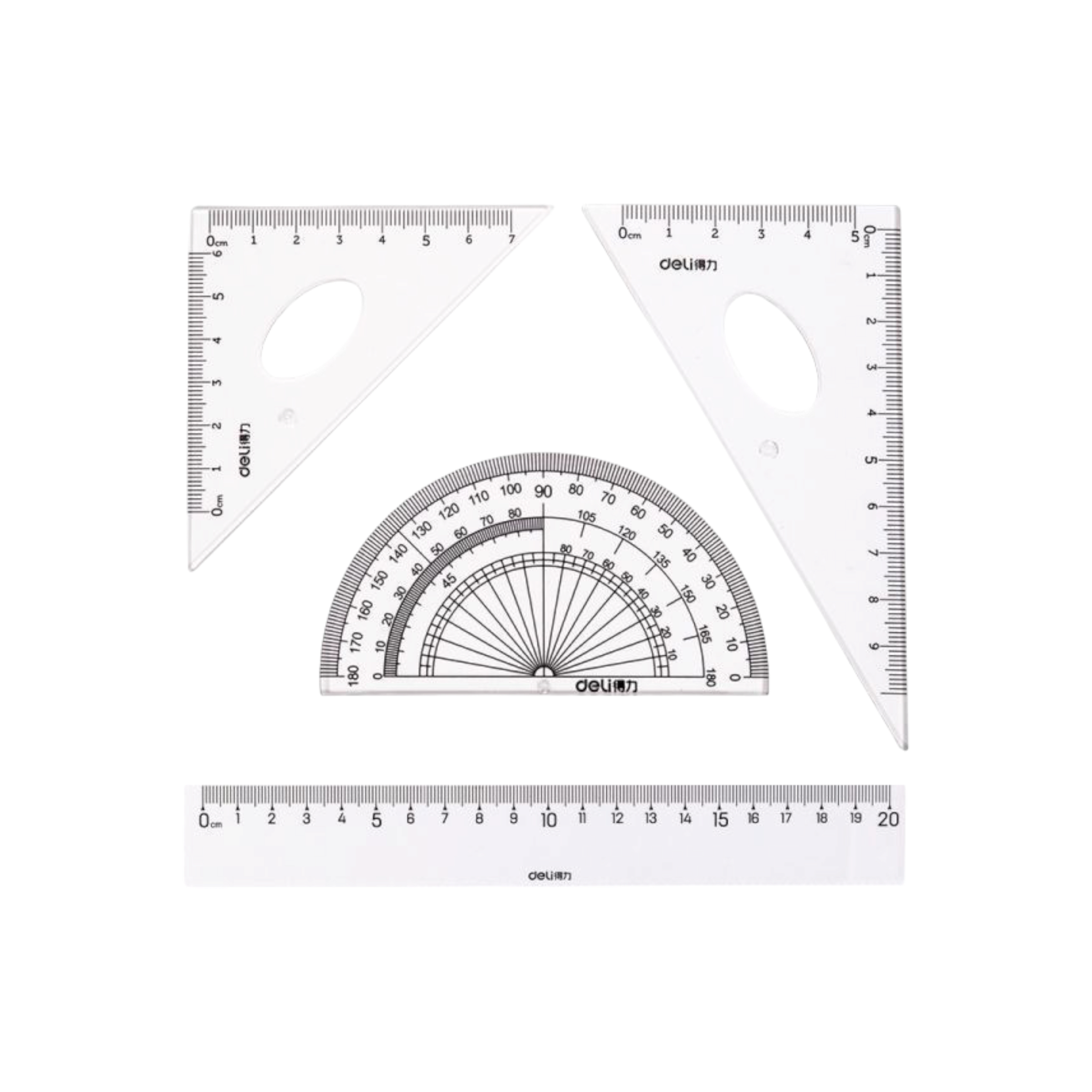 Geometry Ruler 4pc Tool Set