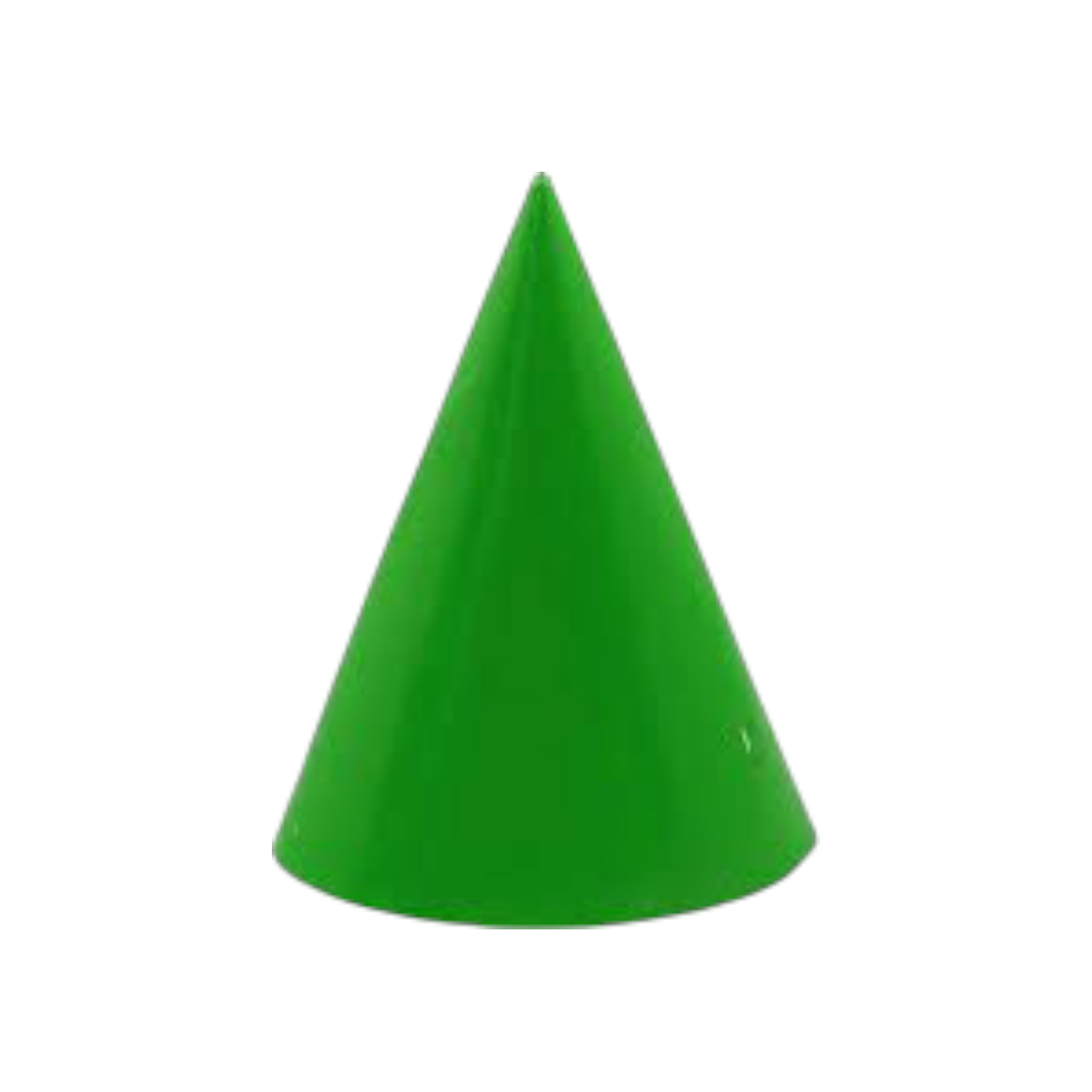Paper Party Hat 20cm Solid Colur 10pack