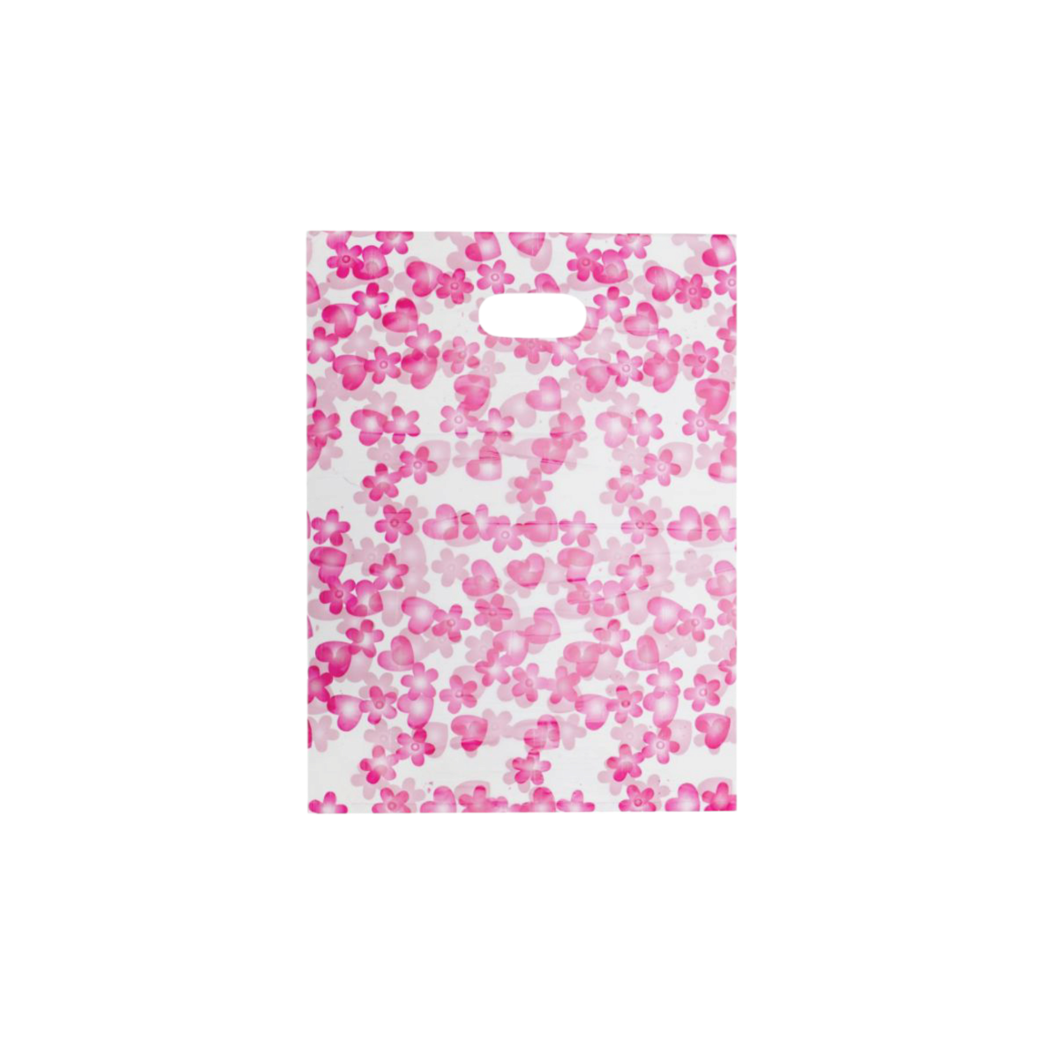 Plastic Boutique Bag Printed Medium 25x35cm 25pack