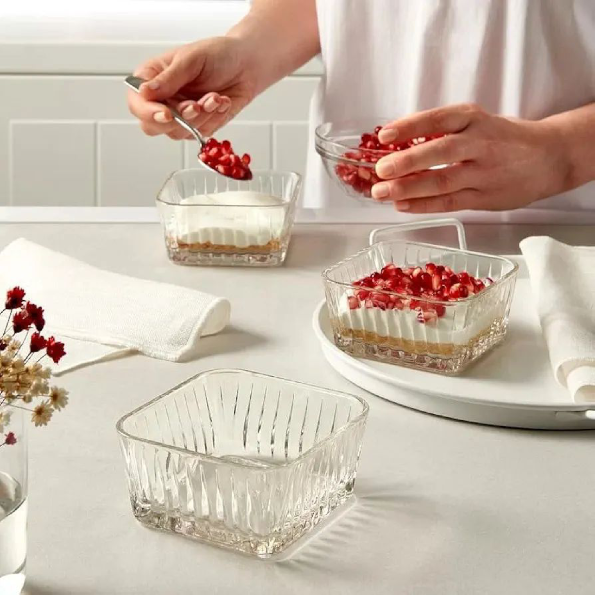 Pasabahce Frezya Glass Bowl 160ml 4pc Set