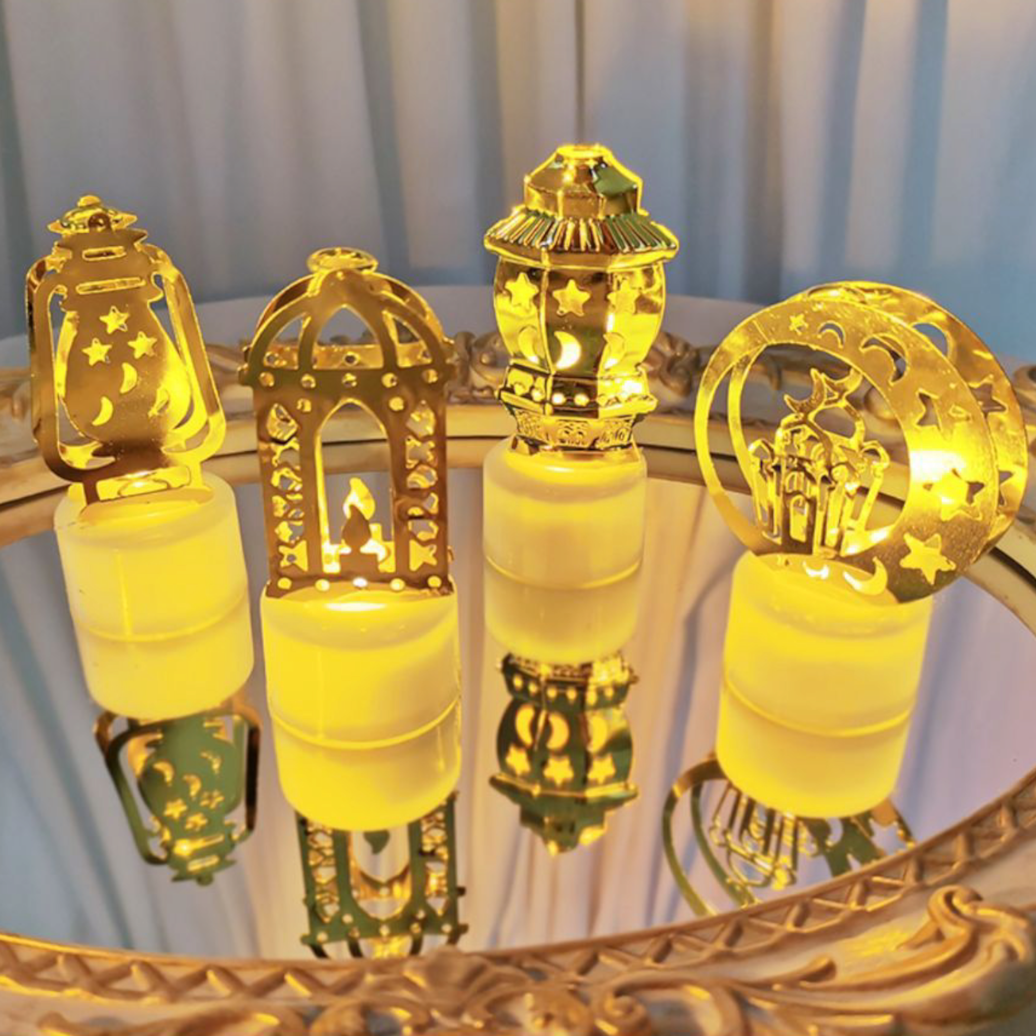 Ramadan LED Candle Light 8x4cm
