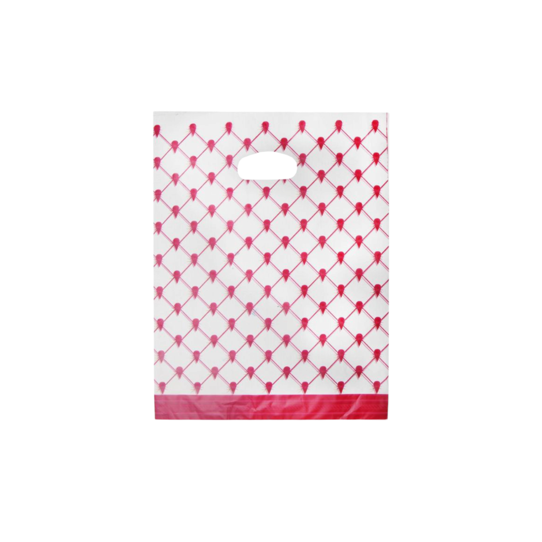 Plastic Boutique Bag Printed Medium 25x35cm 25pack