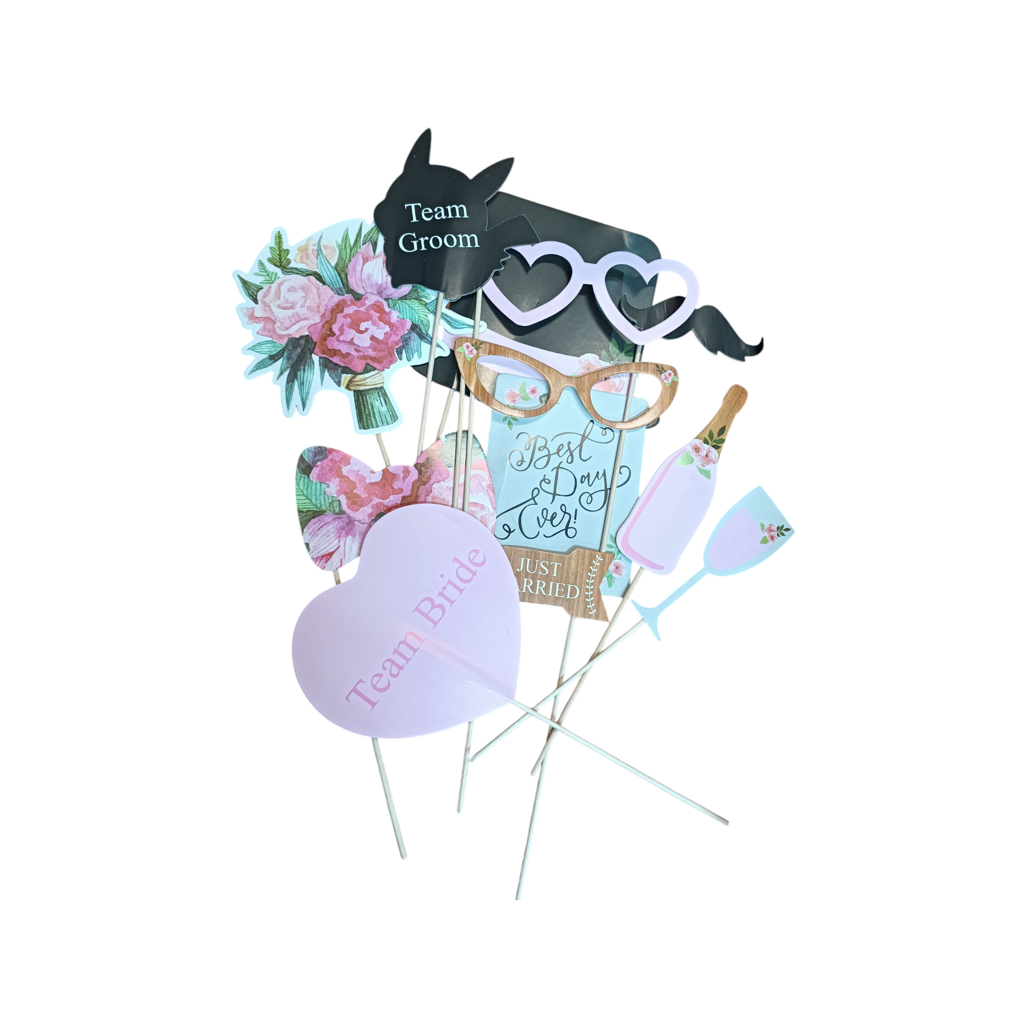 Photo Props Wedding 12pc Set