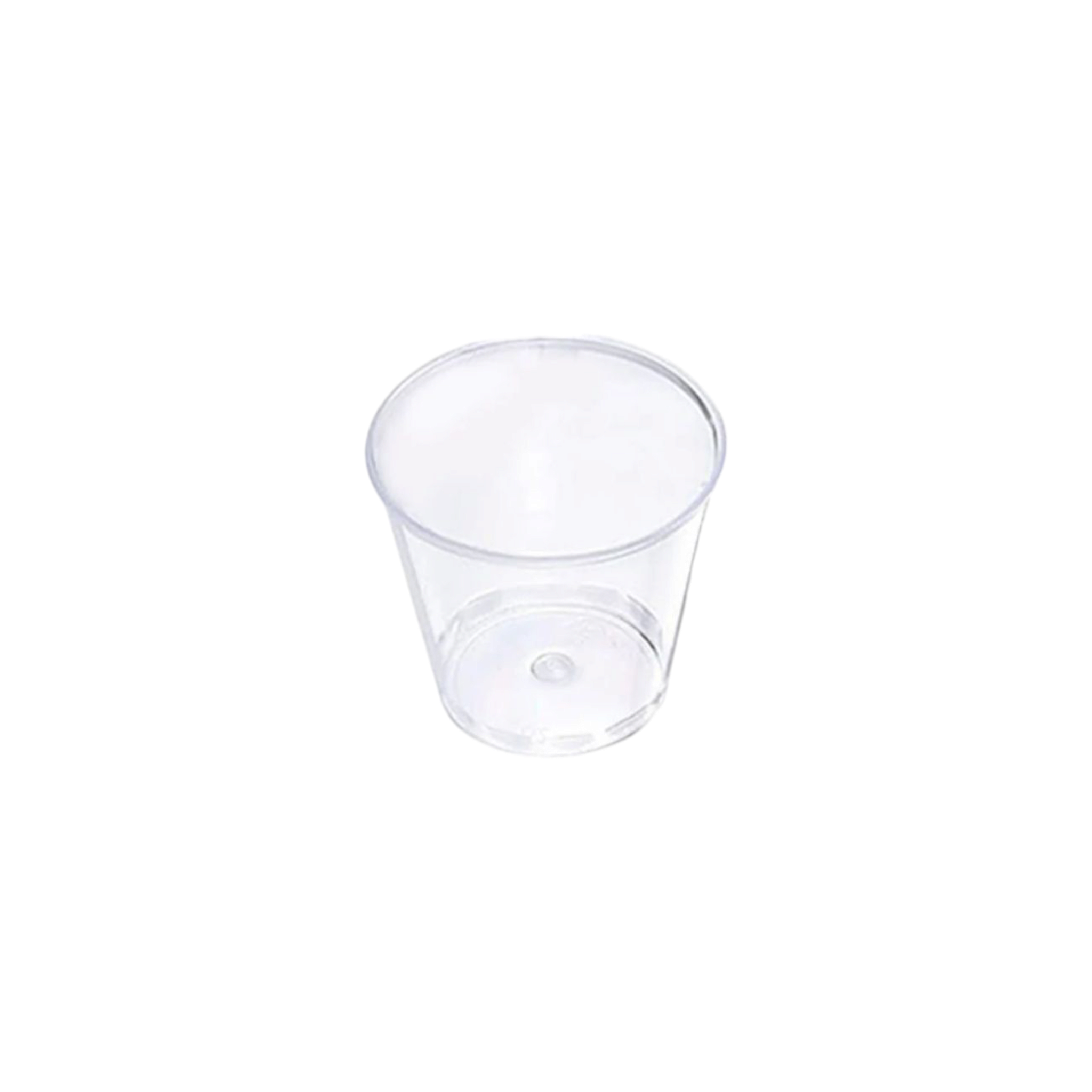 Acrylic Plastic Mini Reusable Dessert Cups 4.3x4cm 10pack