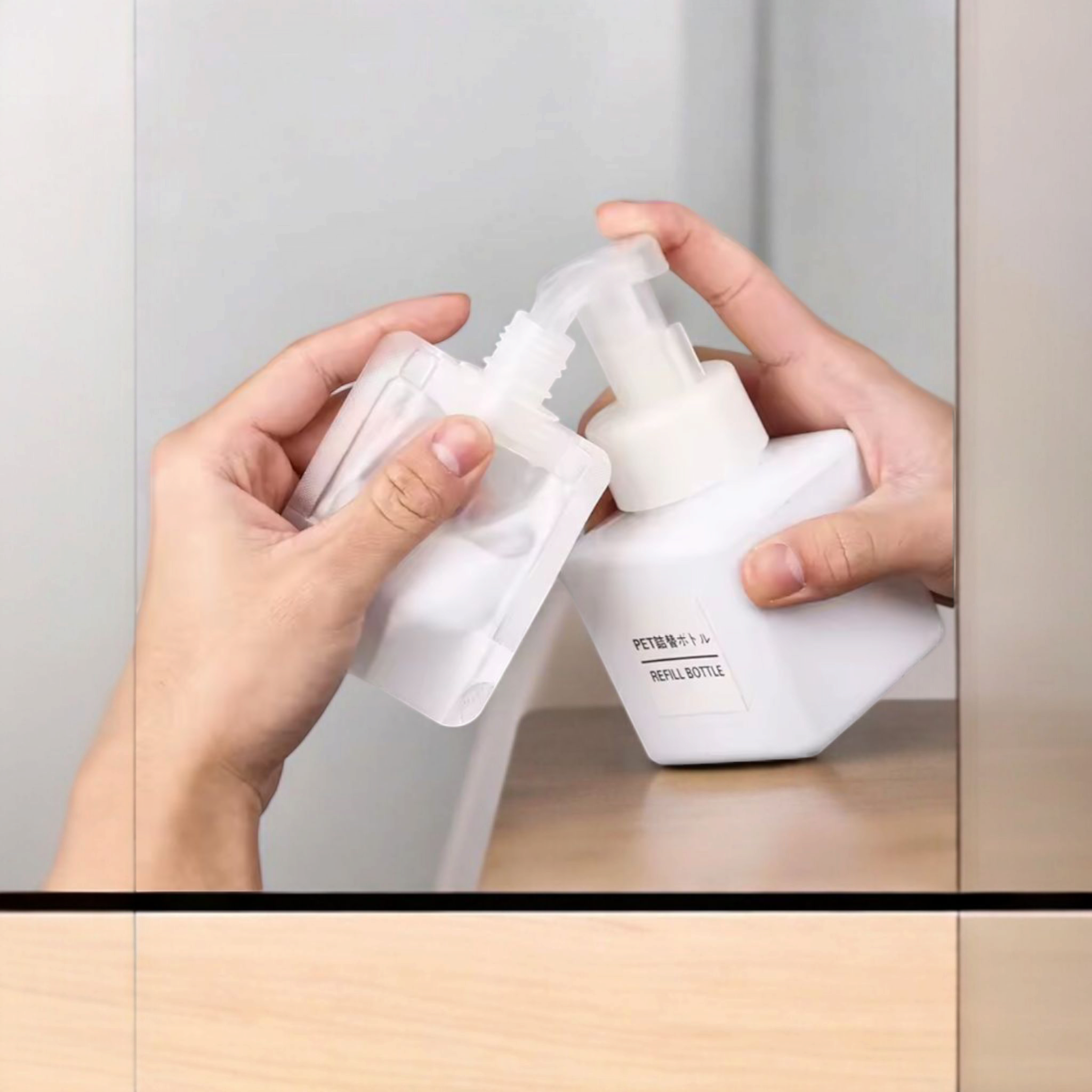 Food Grade Travel Cosmetic Lotion Shampoo Liquid Pouch Bag Sub-Packaging Clear