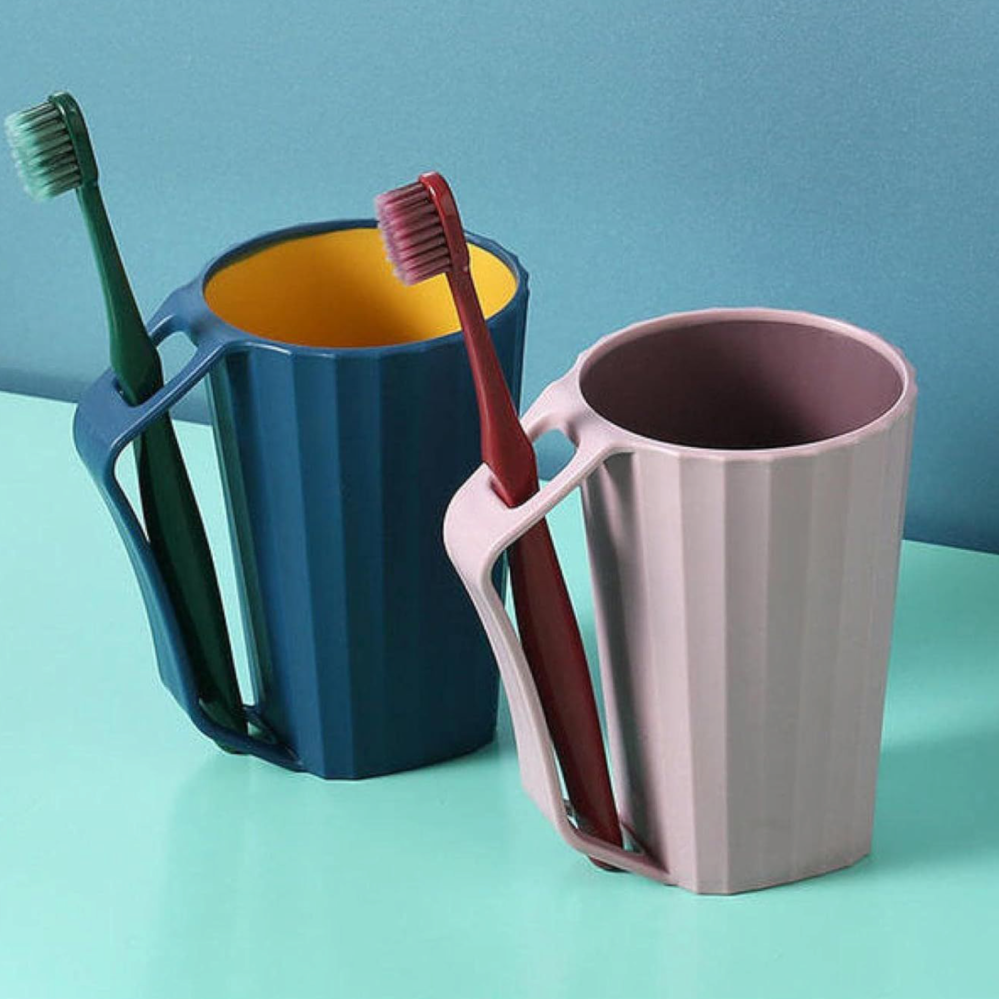 Bathroom Mouth Wash Cup 7.5x11.4cm Plastic Portable