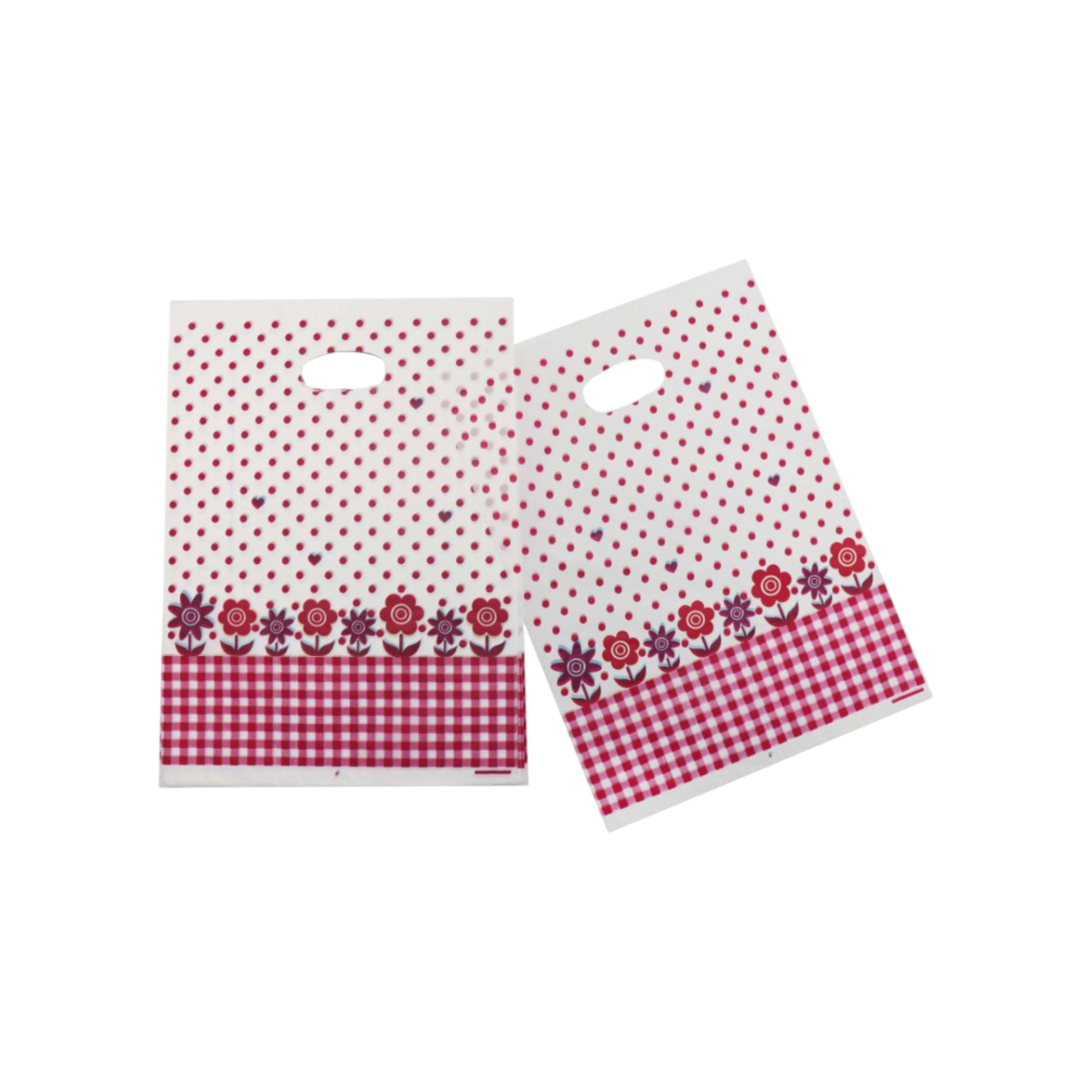 Plastic Boutique Bag Printed Medium 25x35cm 25pack