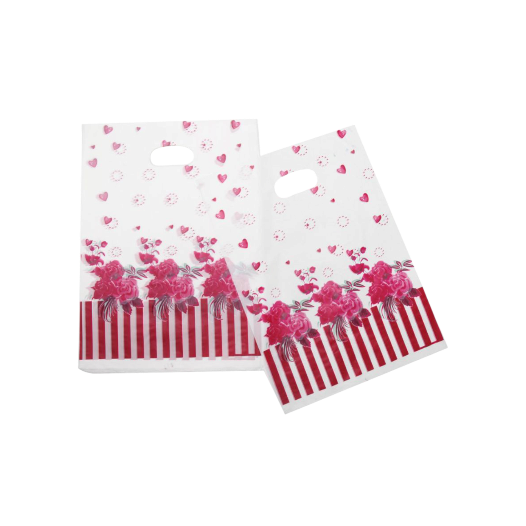 Plastic Boutique Bag Printed Medium 25x35cm 25pack