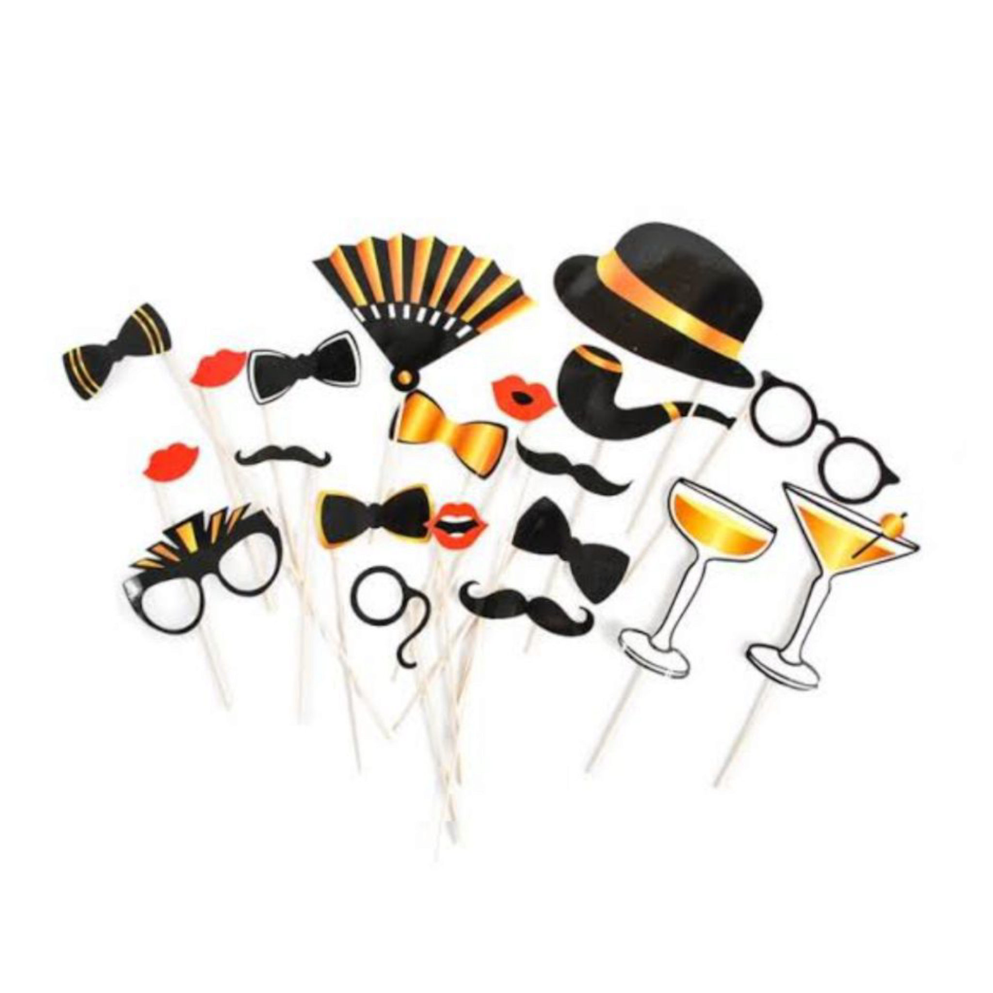 Party Photo Booth Props 19pcs