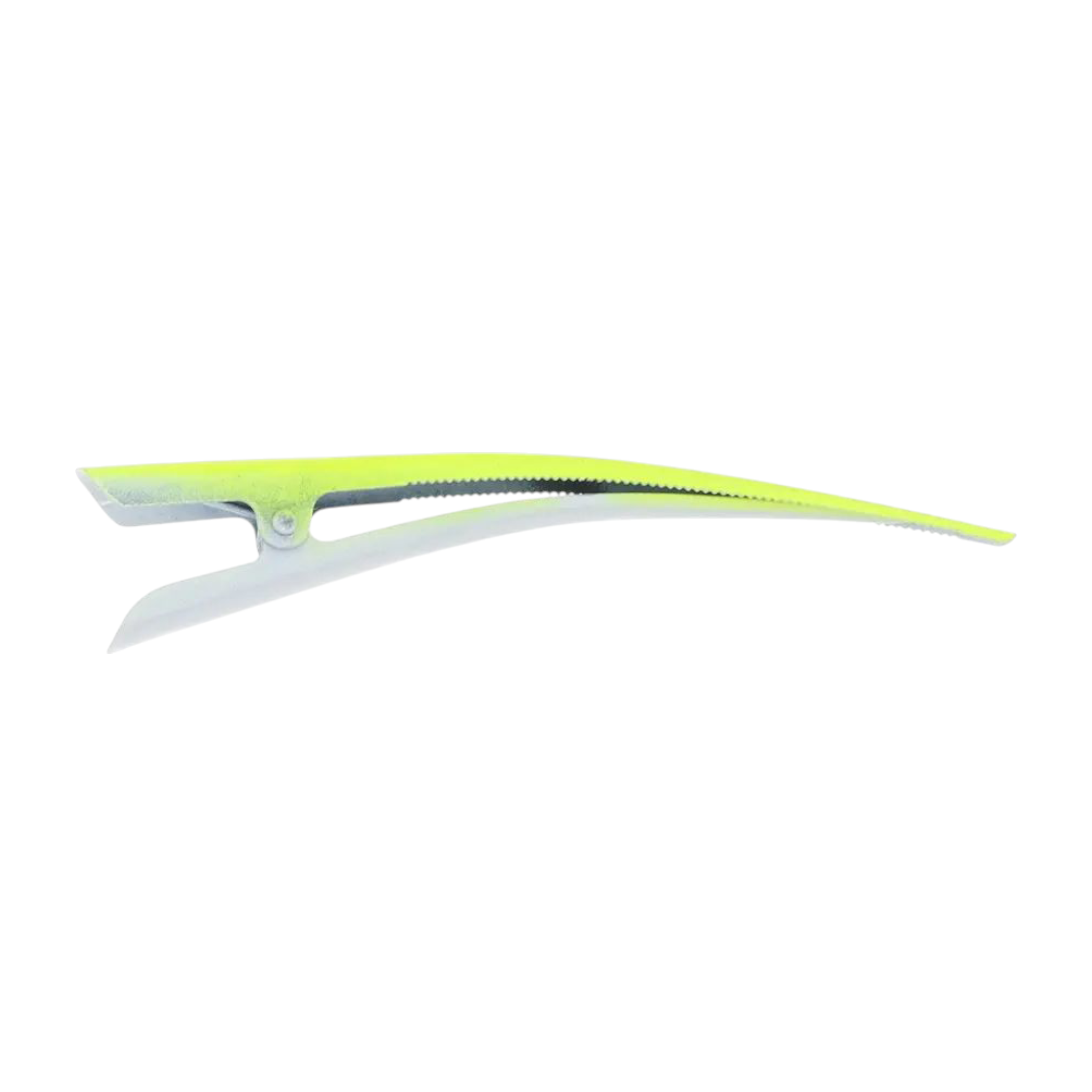 Metal Concord Curved Beak Hair Clip Tong Neon 1pc