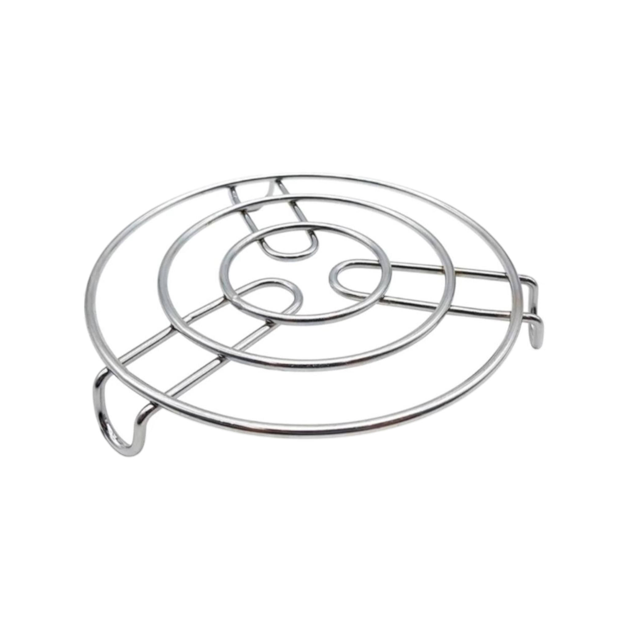 Stainless Steel Round Trivet Kitchen Hotpot Holder 19.5cm