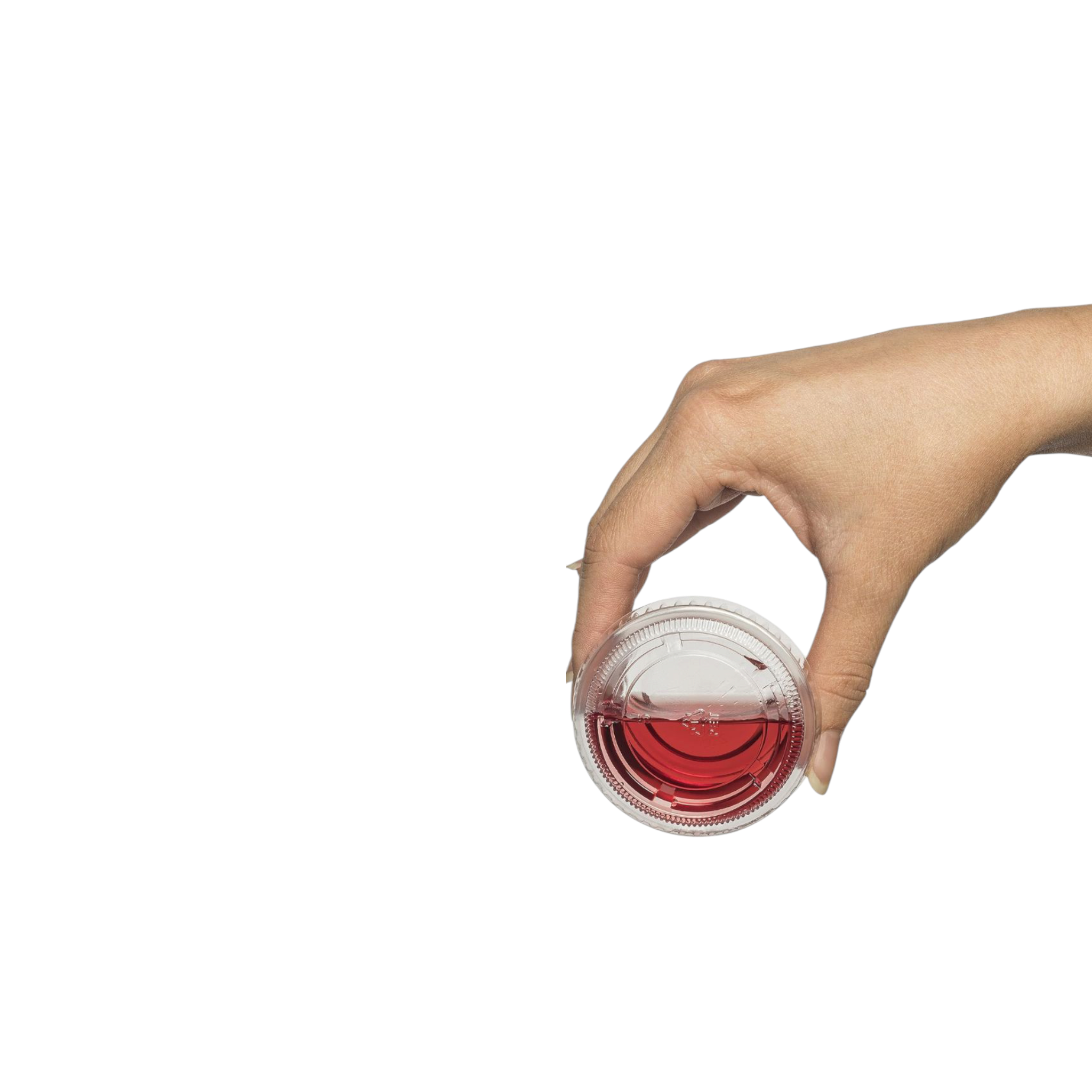 Disposable PP Takeaway Sauce Tubs Round - Plastic Dipping Container with Lid 100pack