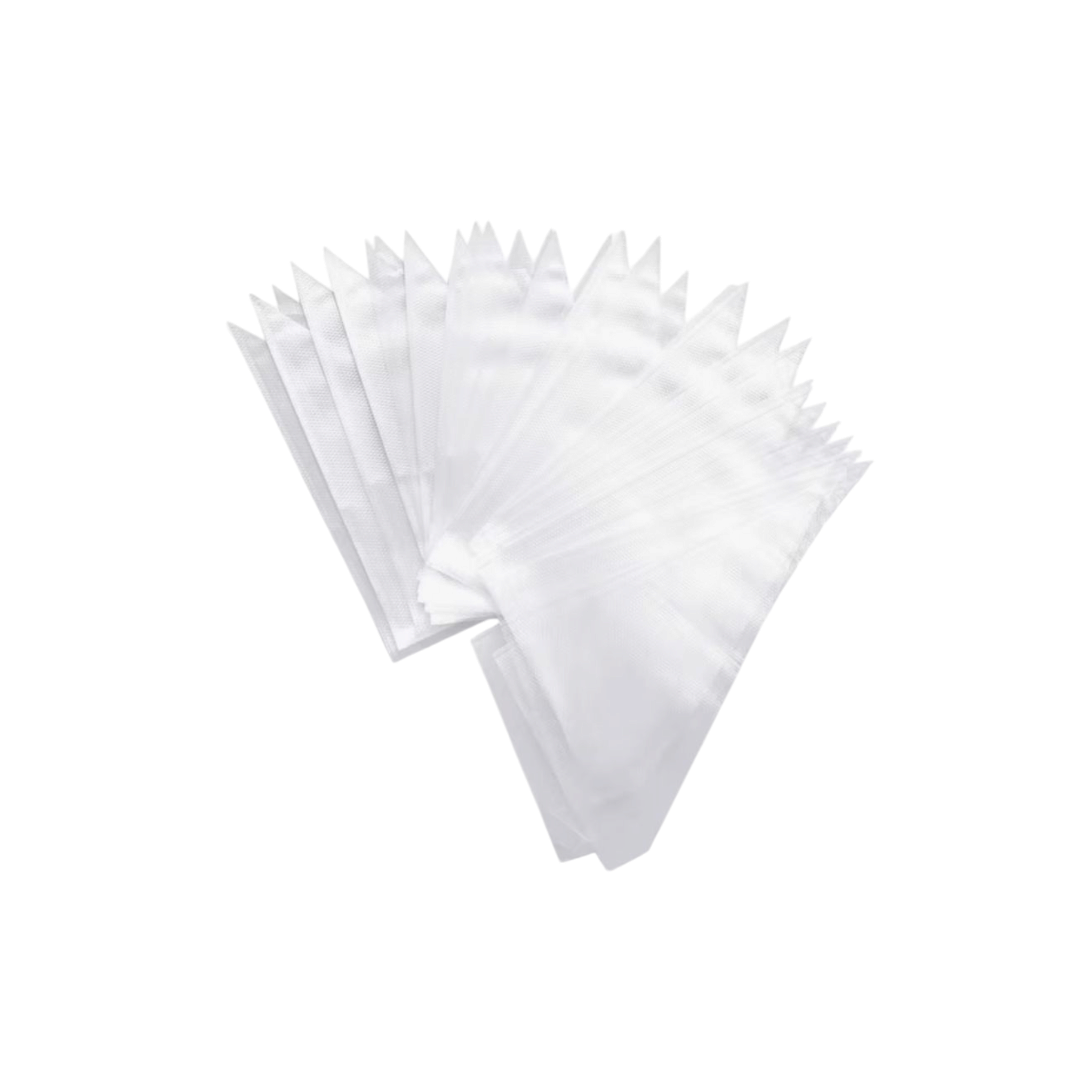 LDPE Plastic Piping Bags Clear 100pack