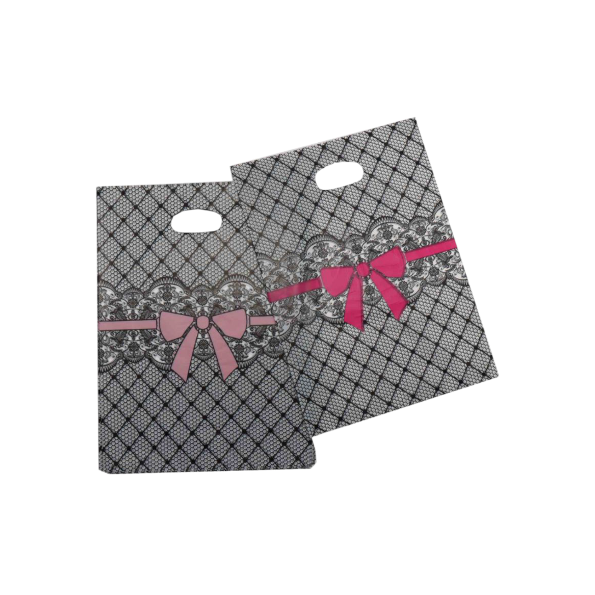 Plastic Boutique Bag Printed Medium 25x35cm 25pack