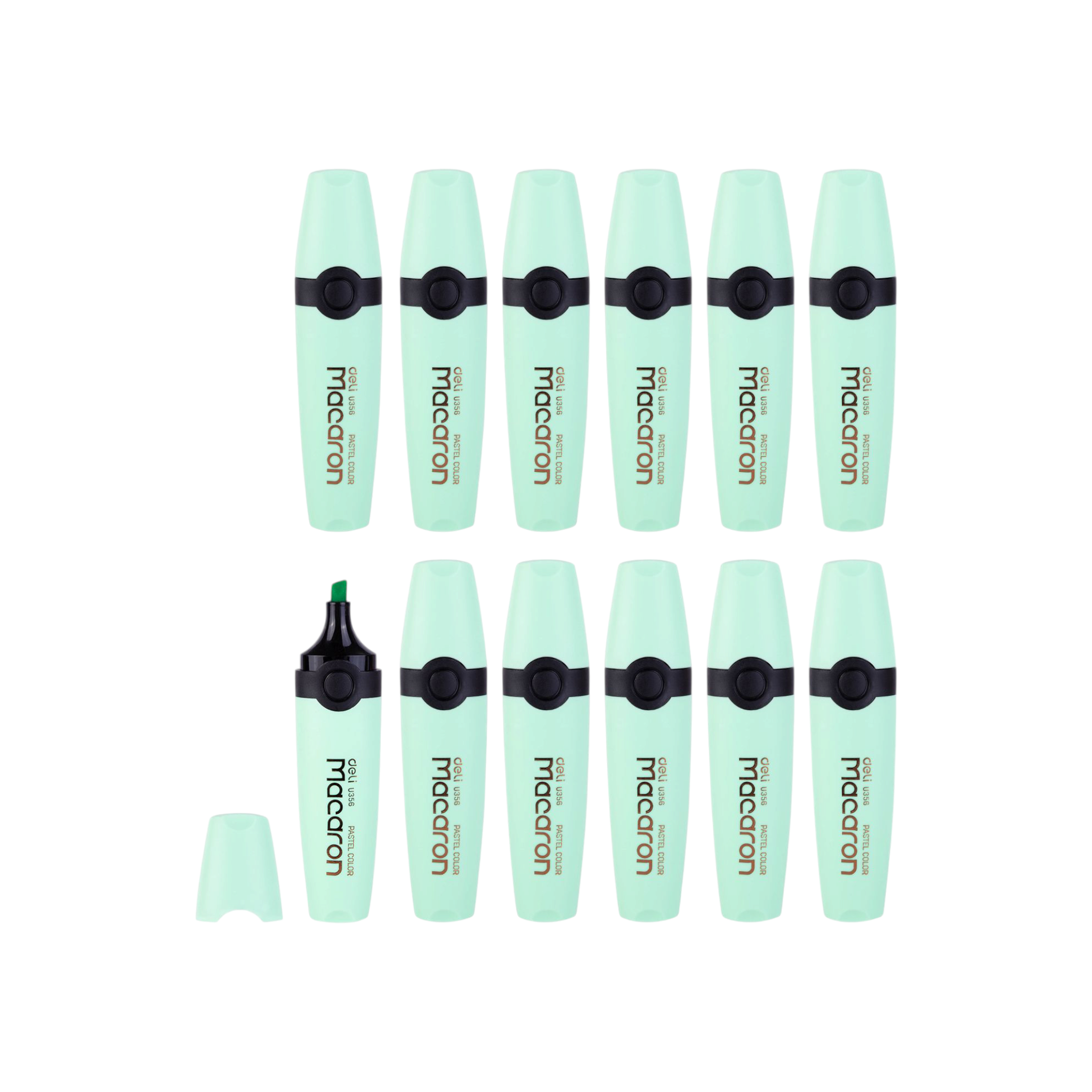 Deli Chisel Highlighter Tip 1.5mm Green