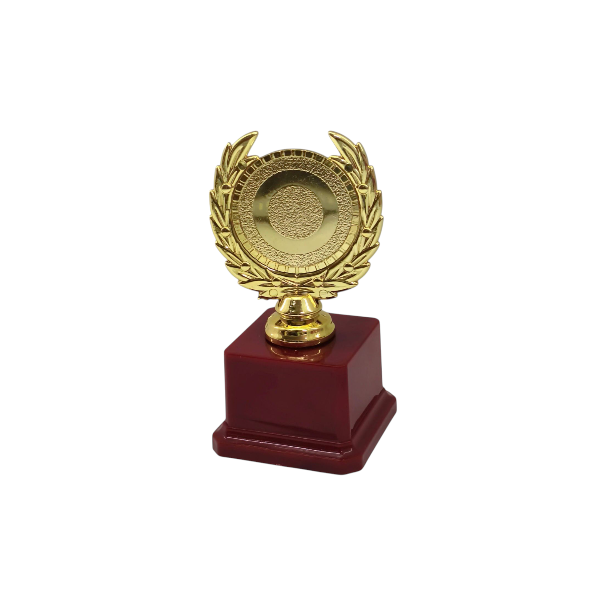 Gold Plastic Olympia Trophy Cup with Red Base 15cm