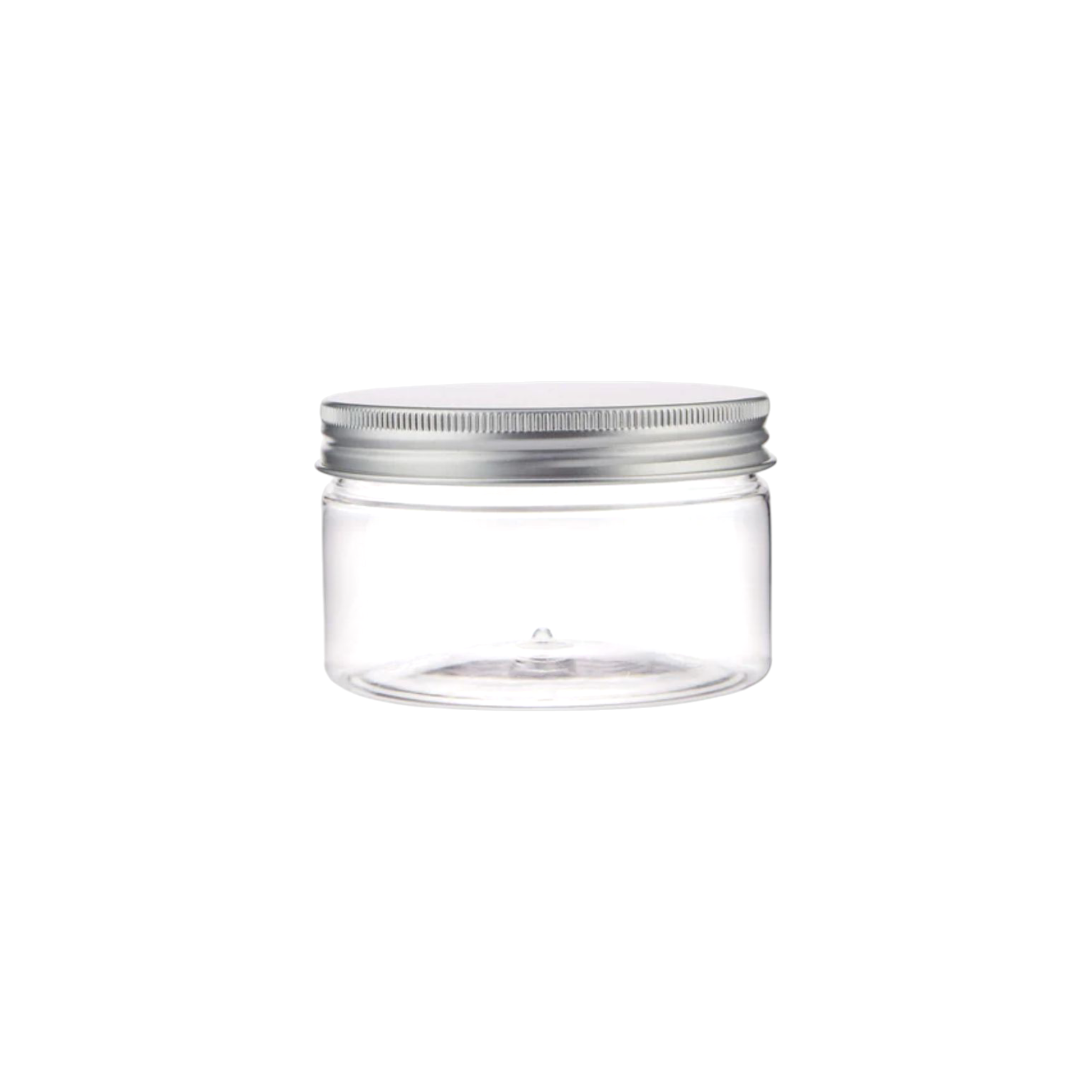 PET Plastic Jar with Aluminium Screw on Lid
