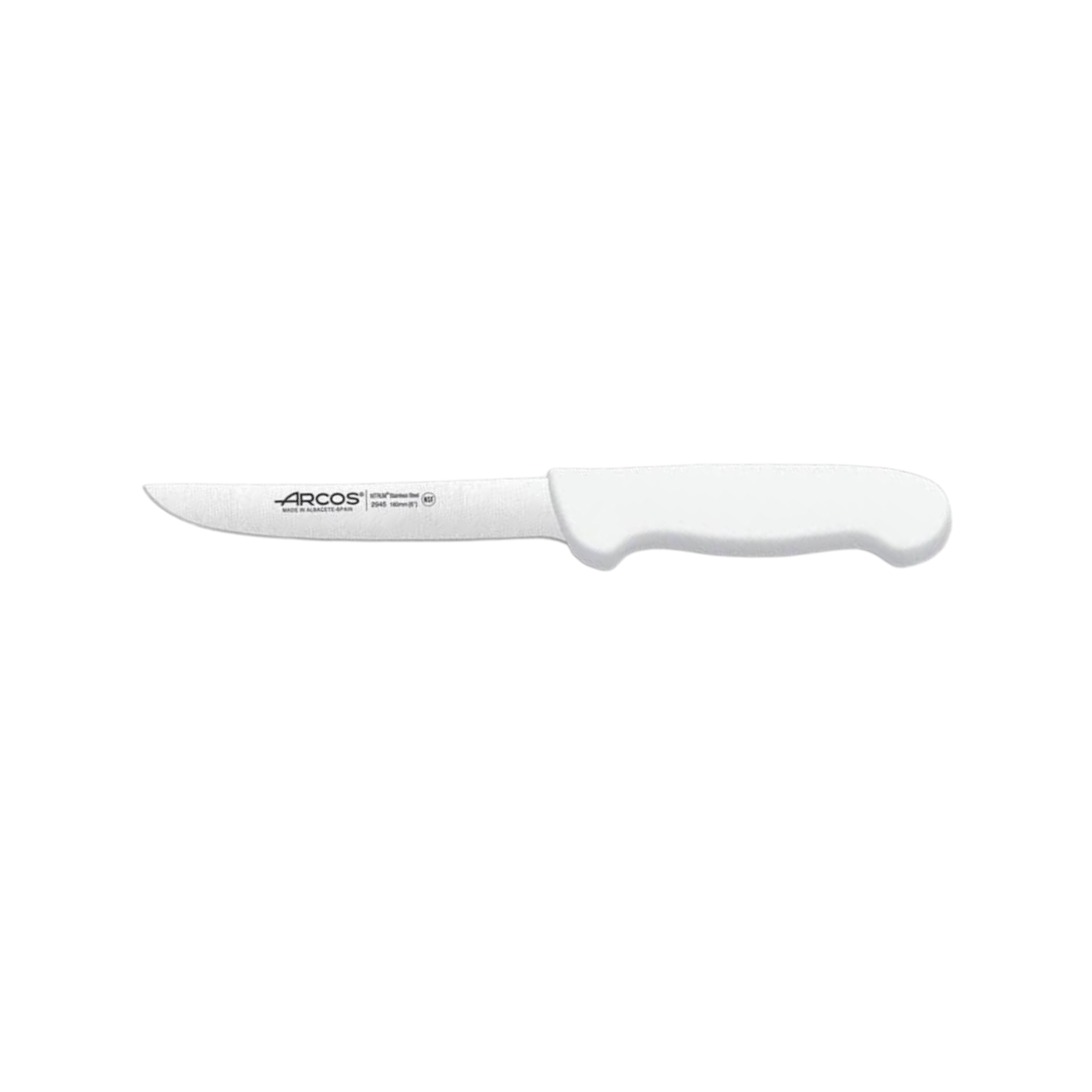 Arcos Butcher Knife with White Handle 160mm