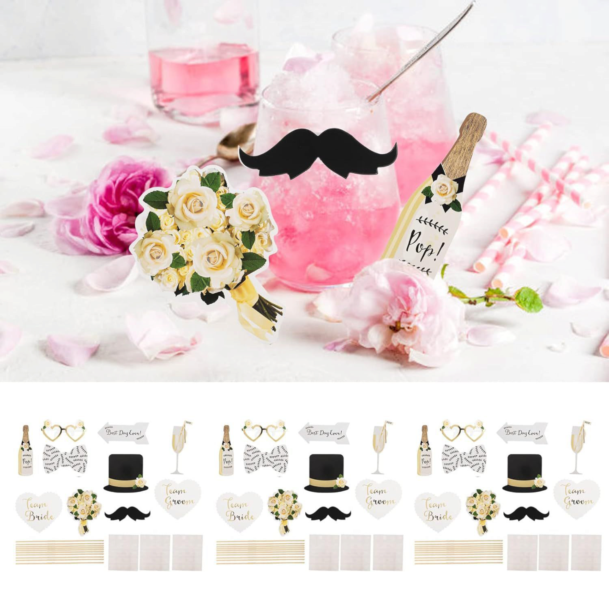 Wedding Photo Props 10pcs