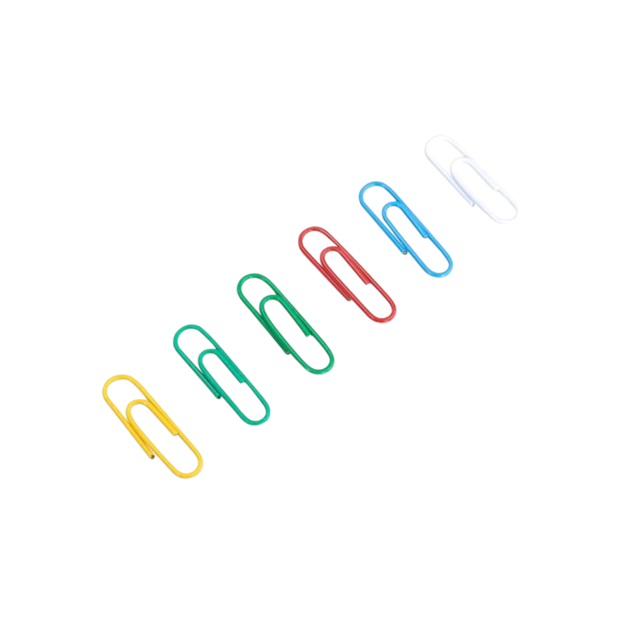 Deli Paper Clips Coloured 29mm Assorted 100pack
