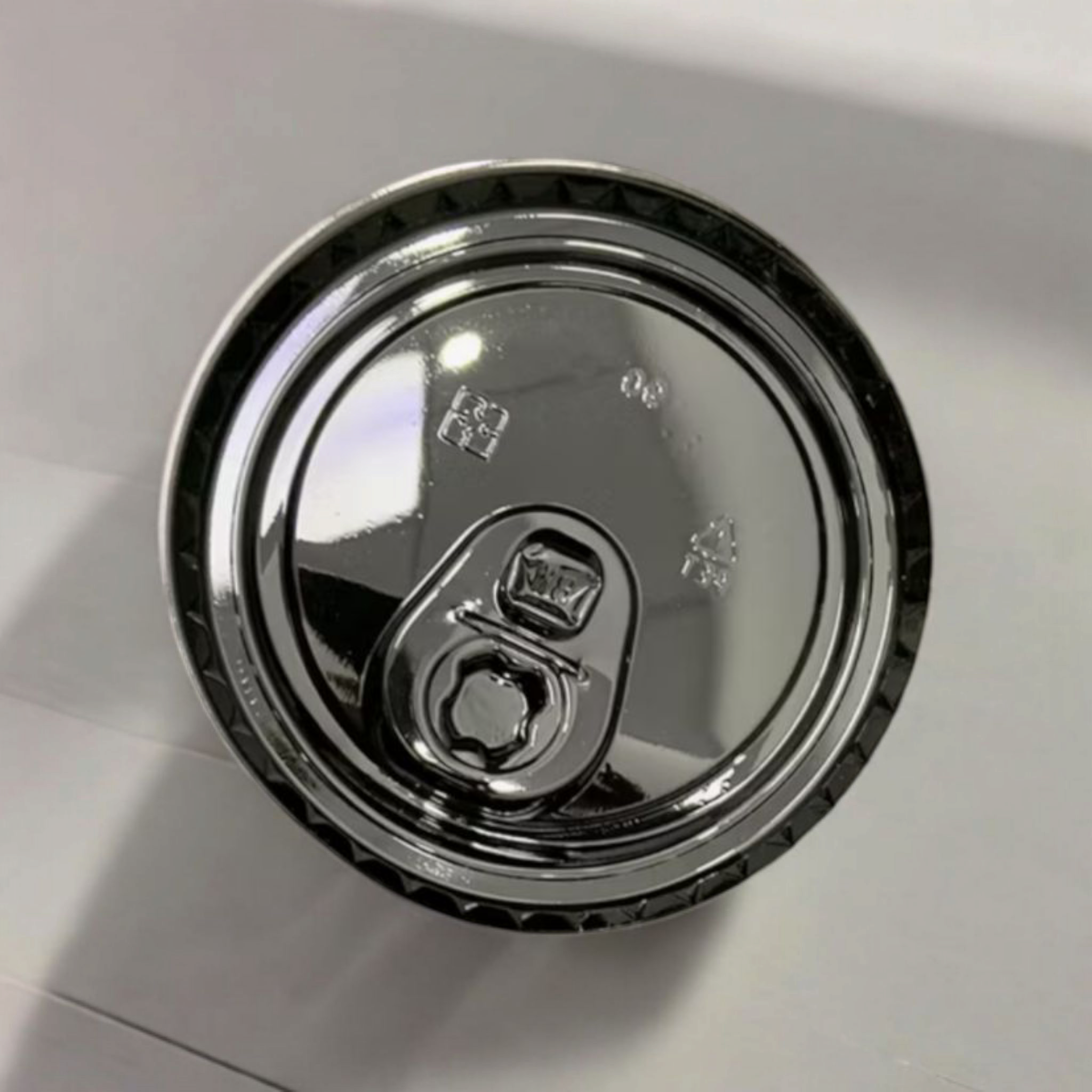 Disposable Sippy Cup Lid Transparent PLA Black 90mm 10pc