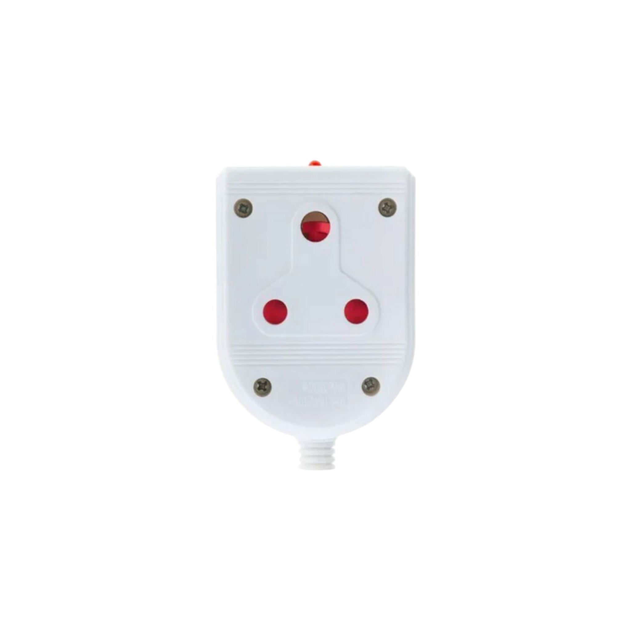 Plastic Coupler Double Janus White