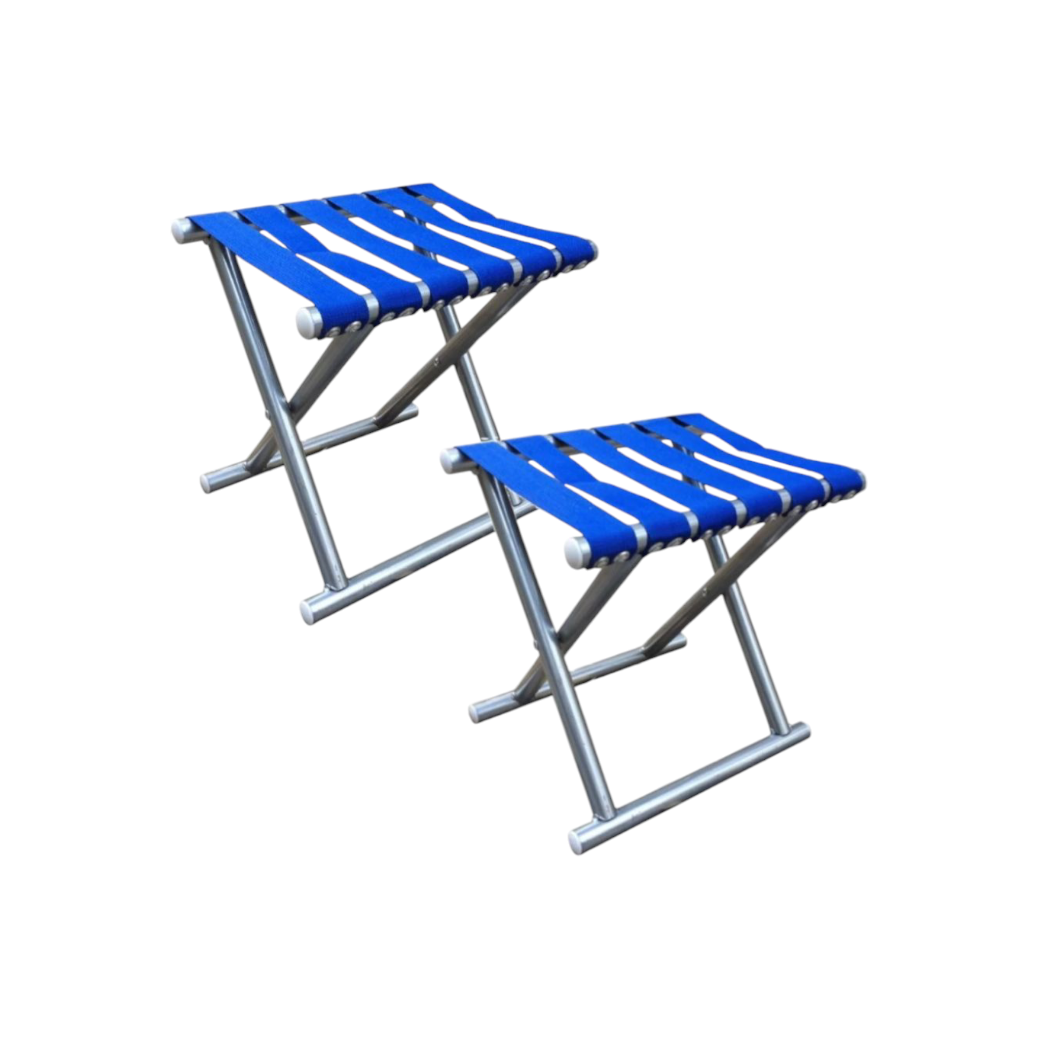 Portable Camping Steel Folding Stool 24x28x24cm