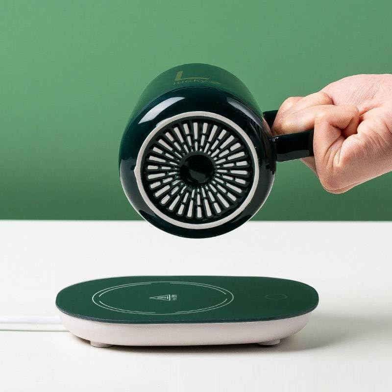 Smart Ceramic Thermostatic Coffee with lid and Spoon Gift Set Dad