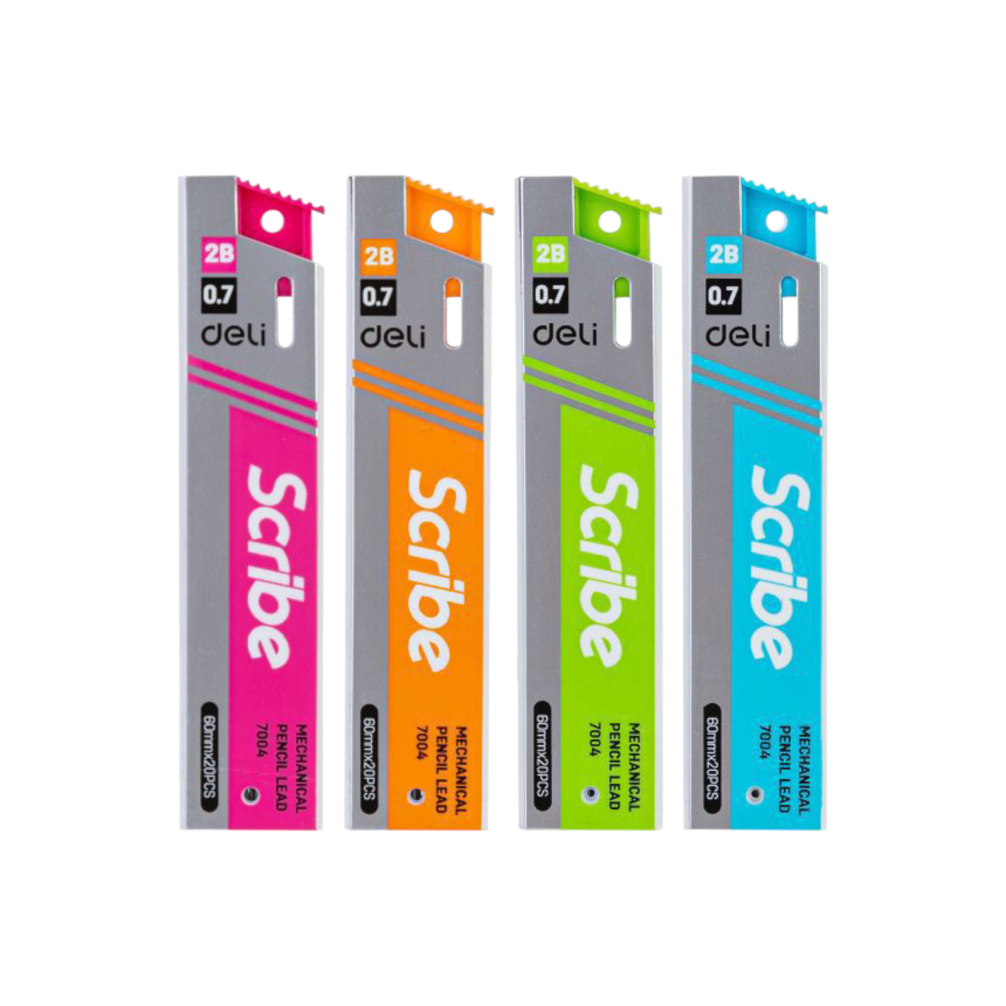 Deli Mechanical Pencil Leads 0.7mm 60mm 20pcs