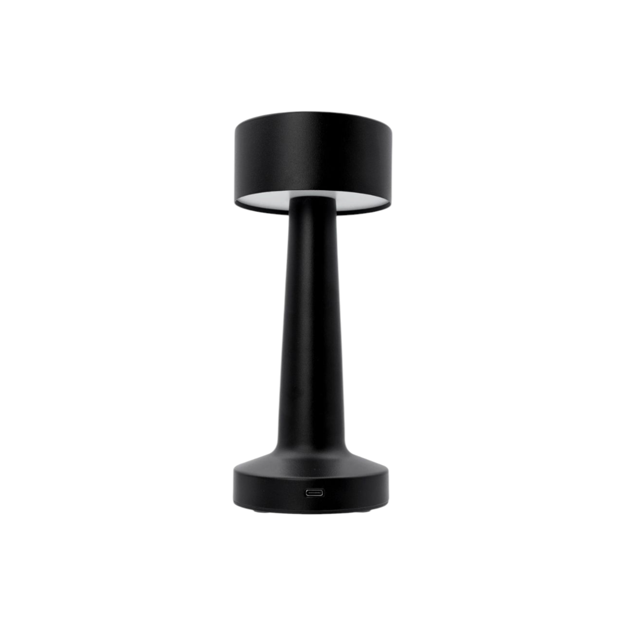 Regent Barbell Shape Table Lamp Black 90x210mm