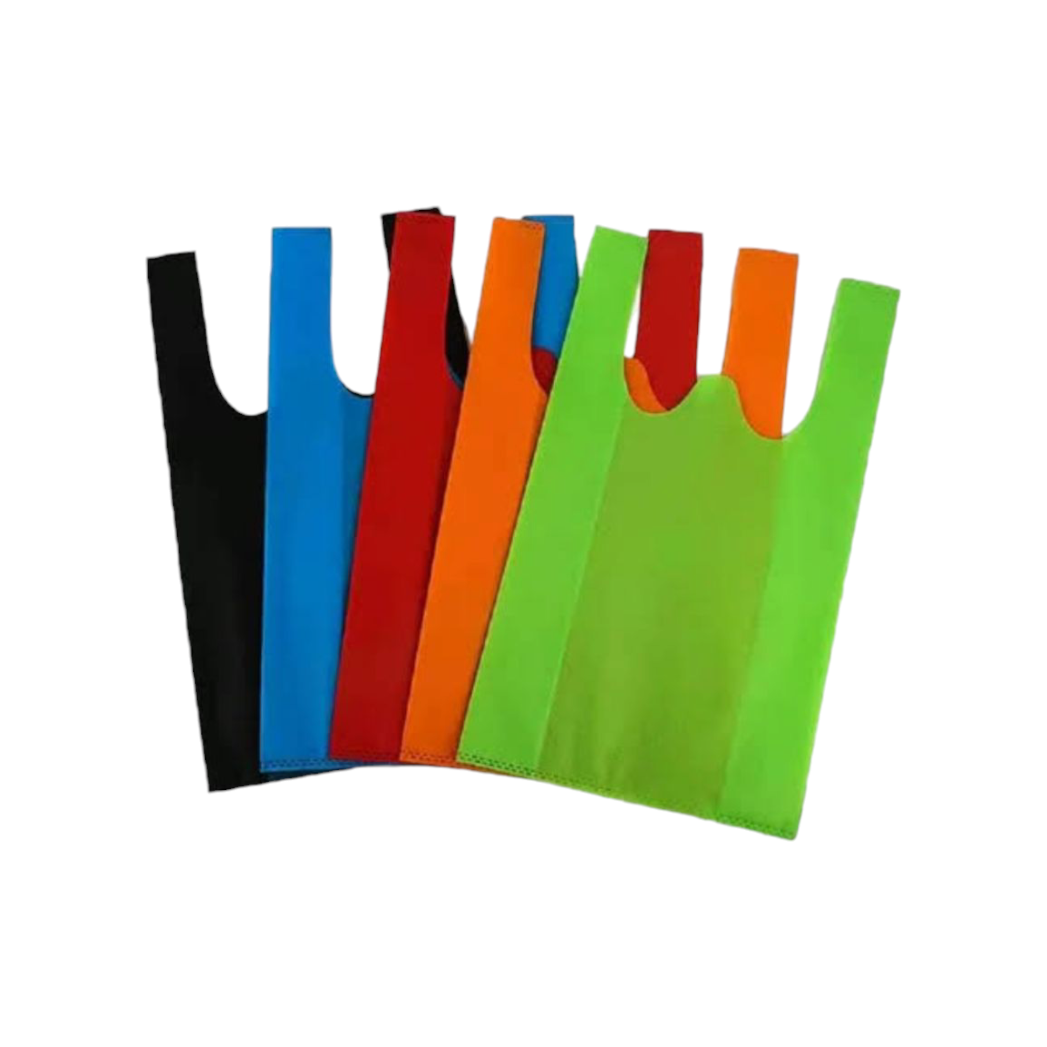 Non-Woven VTC Carrier Shopping Bag W-Cut Handle 60x35+16cm