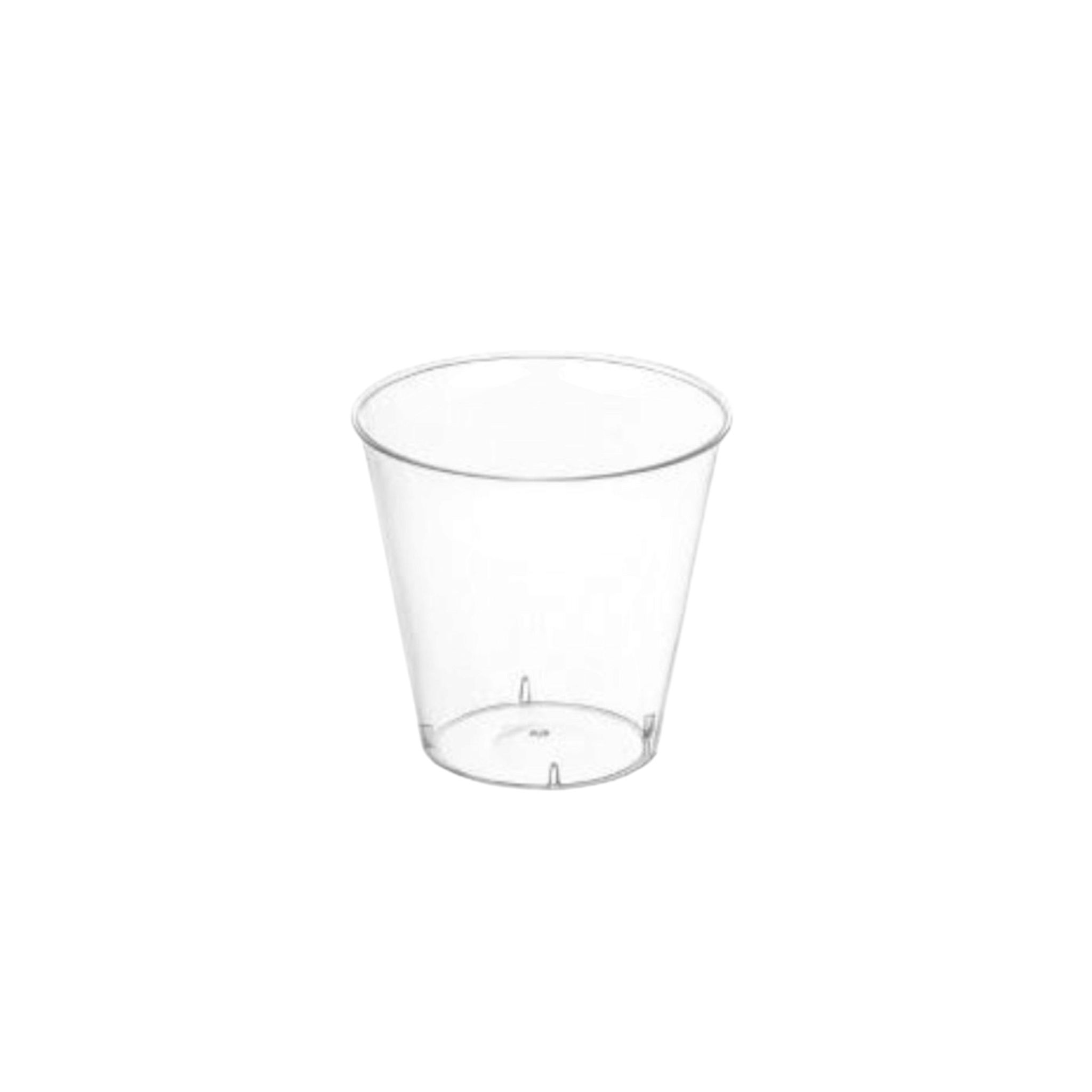 Acrylic Plastic Mini Reusable Dessert/Drinking Cups 4.6x5cm 10pack