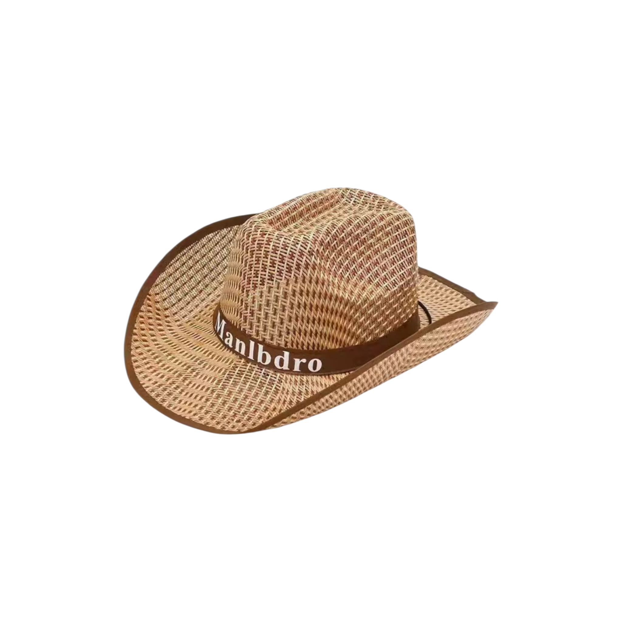 Unisex Cowboy Straw Hat- Manblaro Print