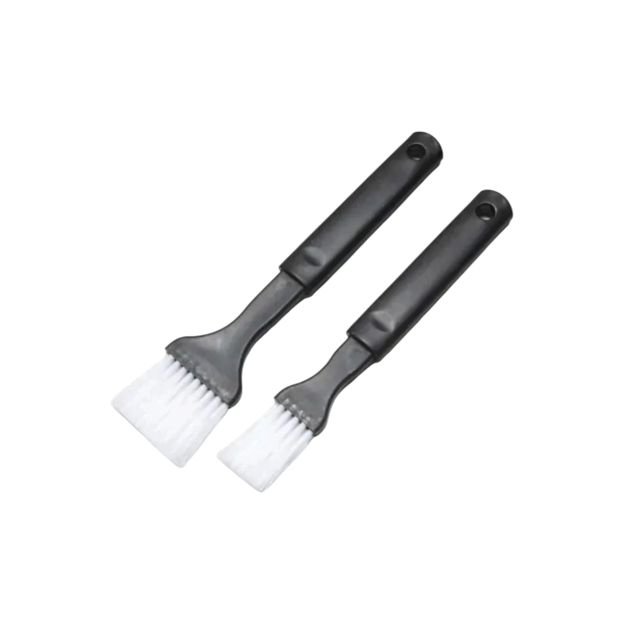 Silicone Flat Pastry Brush Black 2pcs 6165 Gii