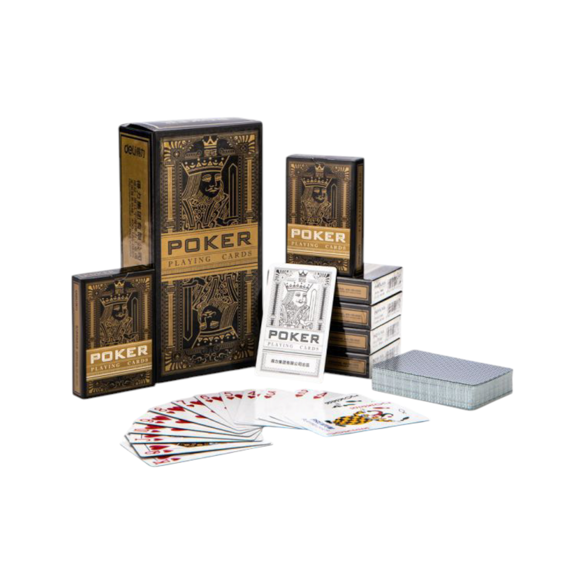 Deli Traditional Poker Game Card Pack 87x57mm
