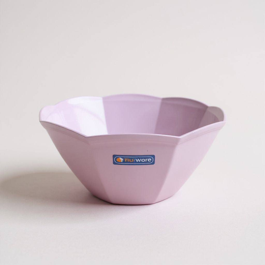 Nu Ware Octagon Salad Bowl Plastic