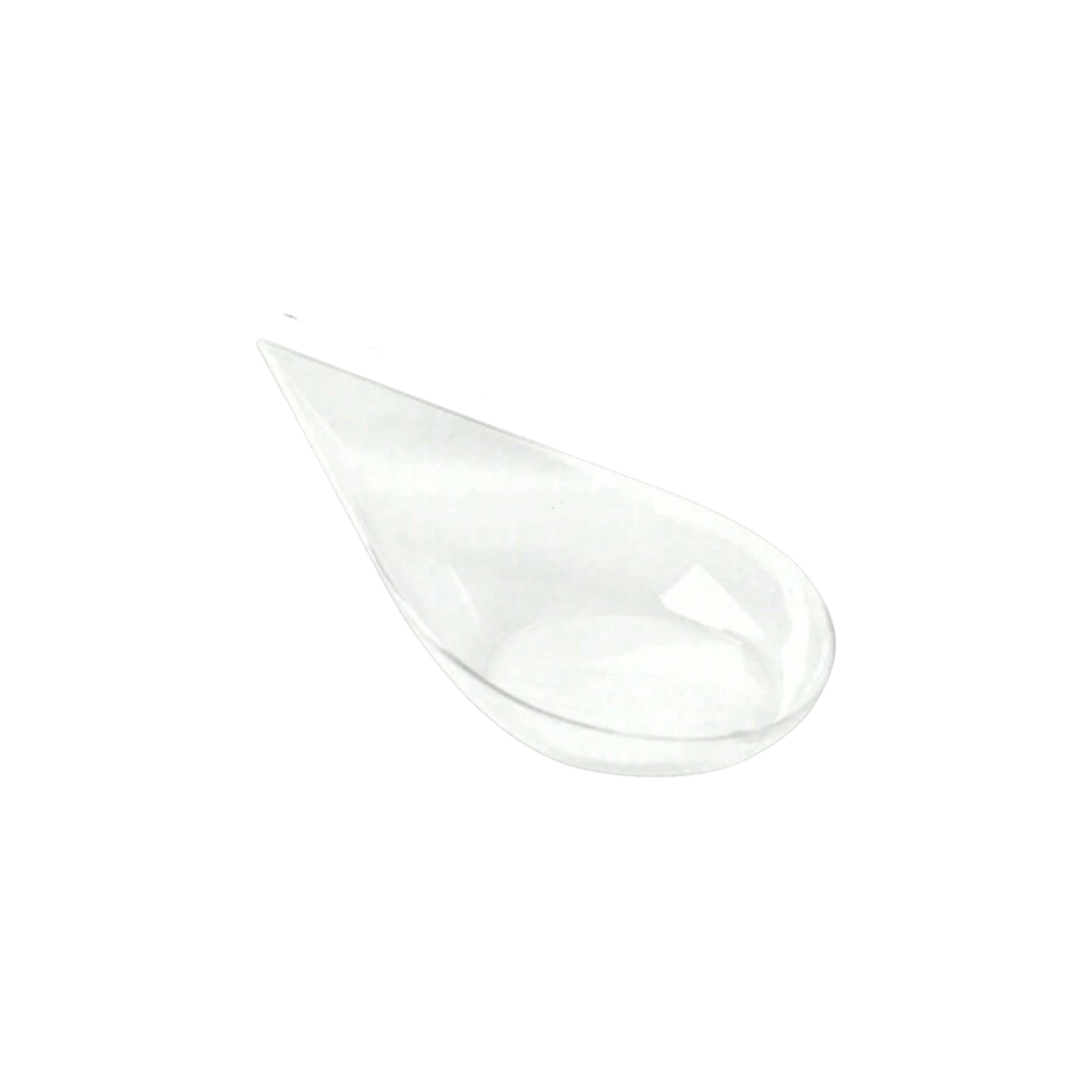 Acrylic Tear Drop Shaped Reusable Dessert Cup 10x5x2.8cm 10Pcs