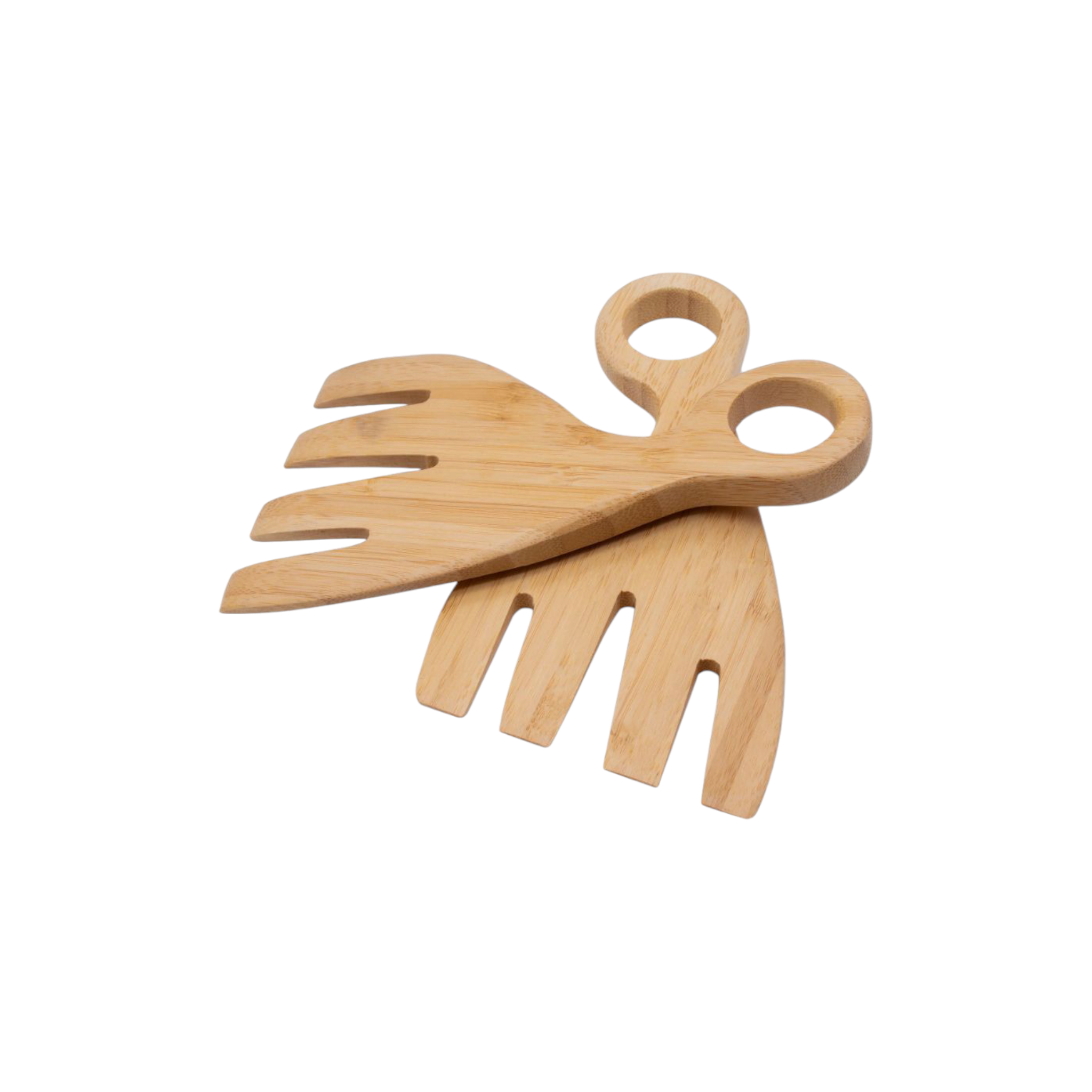 Regent Bamboo Hand Salad Server 2pc Set