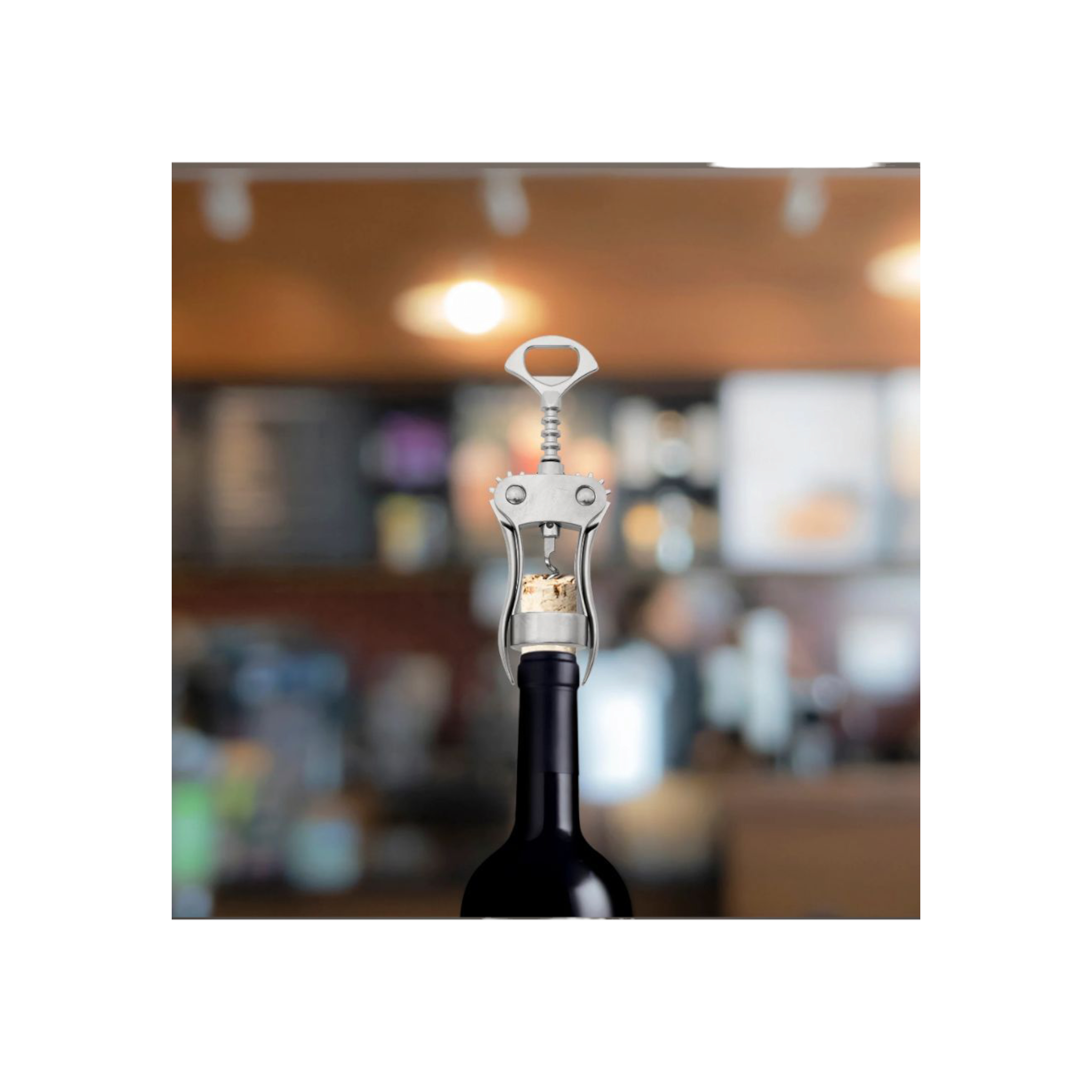 Regent Kitchen Deluxe Corkscrew Bottle Opener 64x40x190mm
