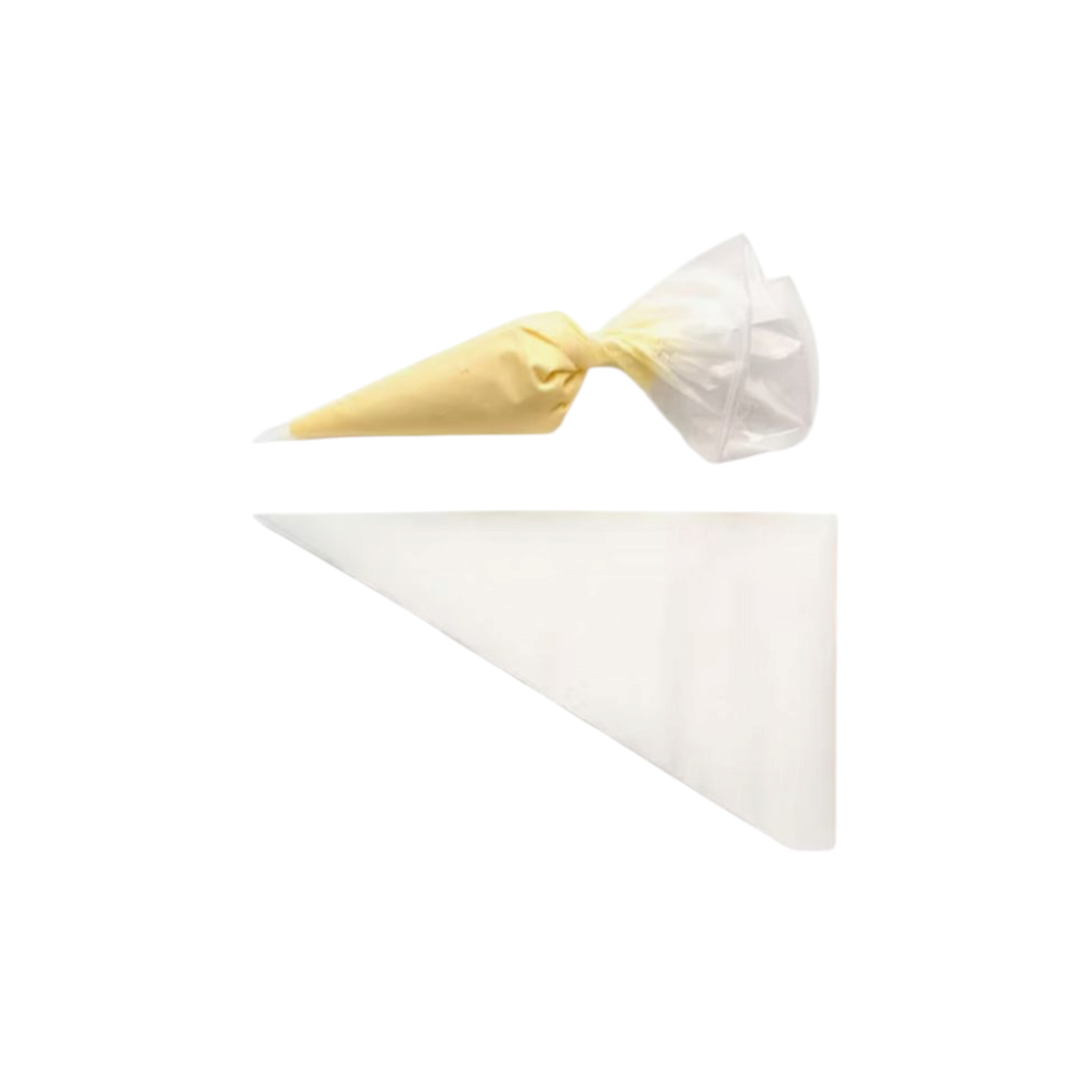 LDPE Plastic Piping Bags Clear 100pack