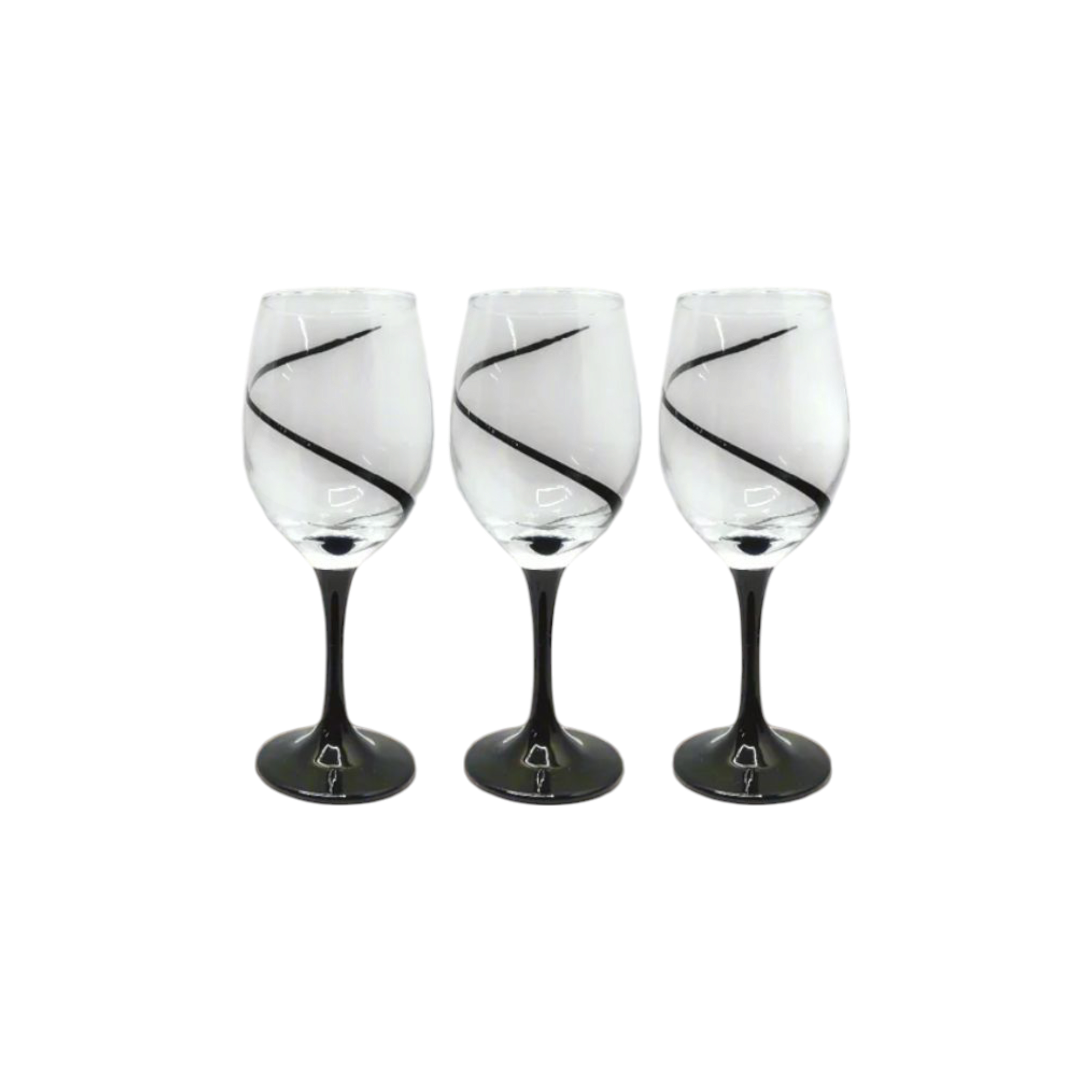 Elegant Stemmed Glass Tumbler 6pcs