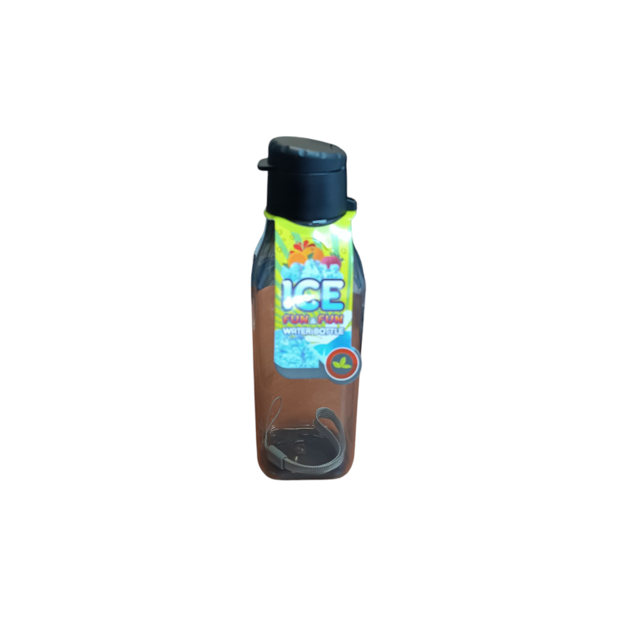 Ice Fun & Fun Square Plastic Water Bottle 550ml