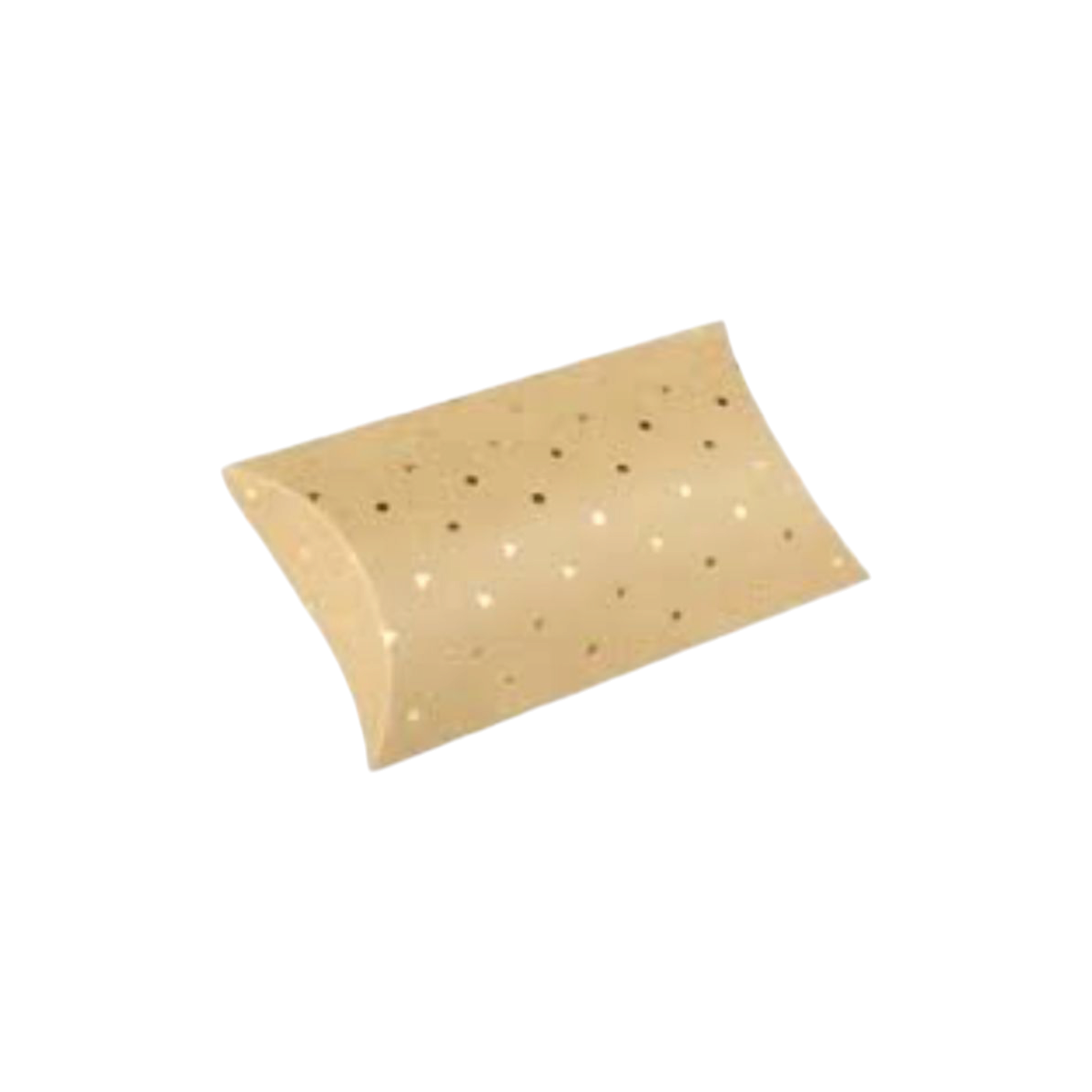Natural Kraft Pillow Gift Box 15 x 13.5cm 2 Pack