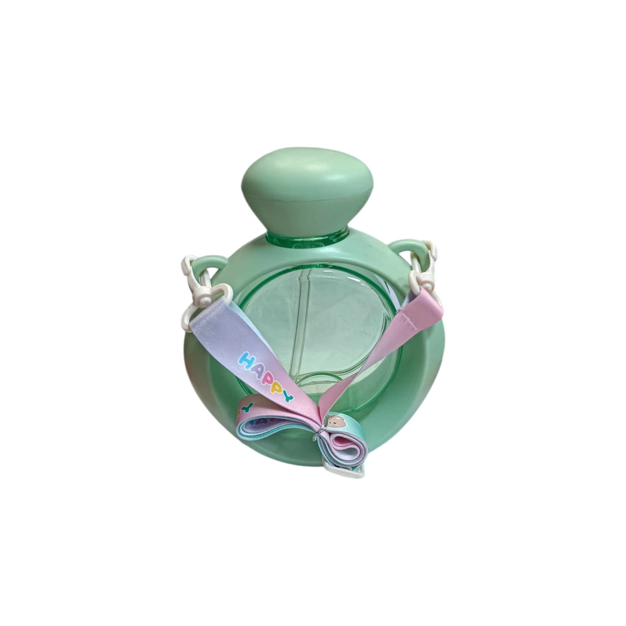 Transparent Round belly Perfume-Like Sports Water Bottle